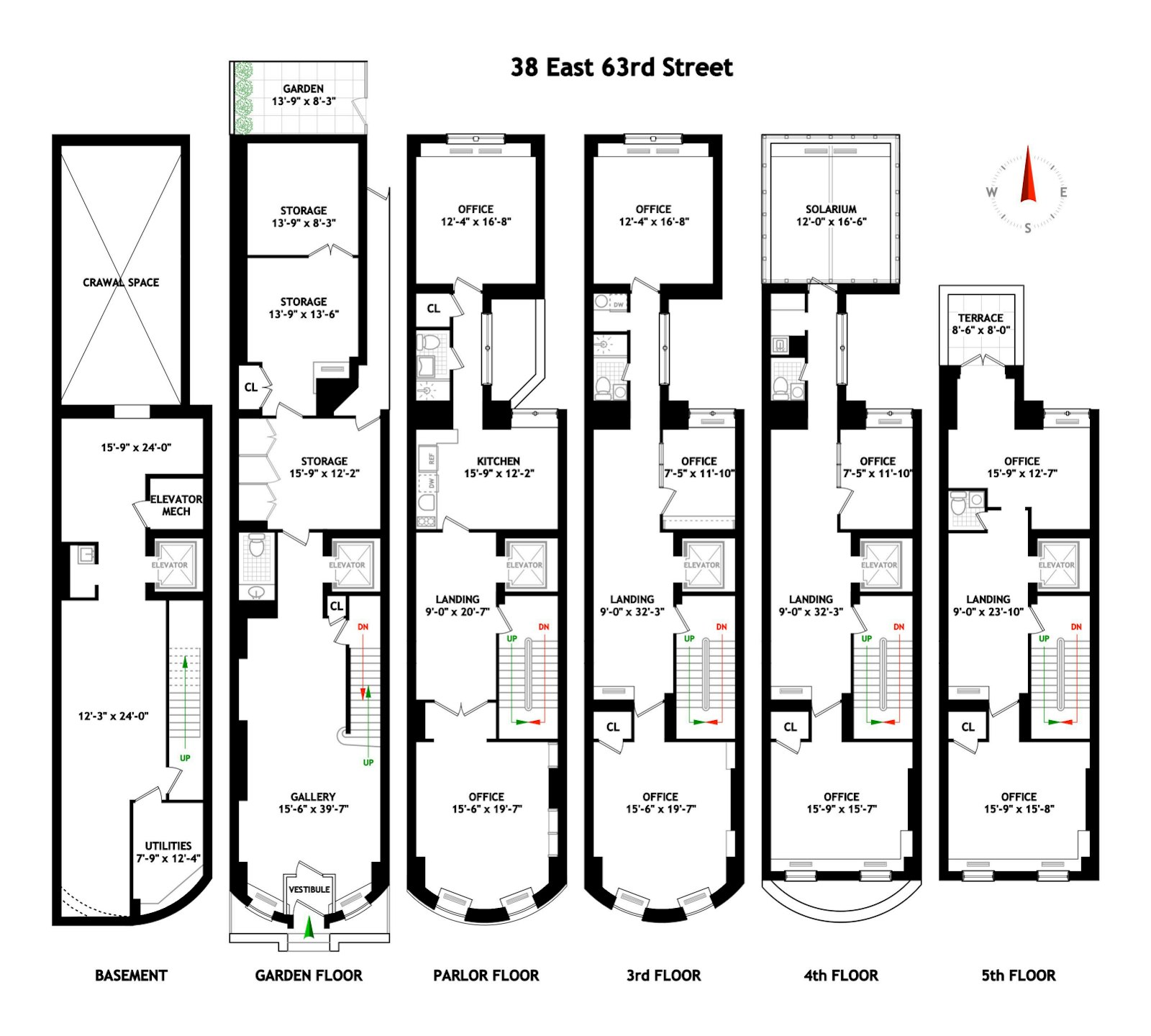 Floorplan for 38 East 63rd Street
