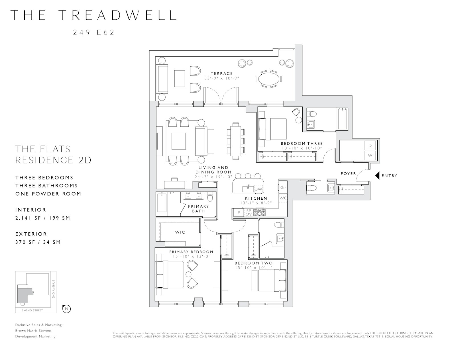 Floorplan for 249 East 62nd Street, 2D