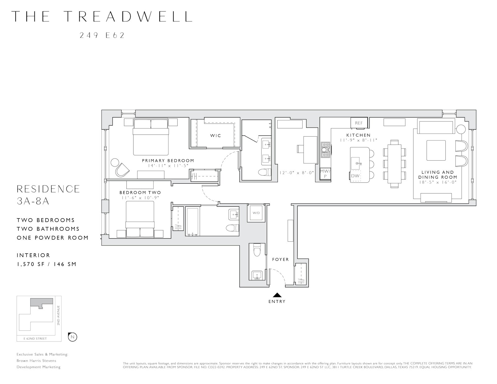 Floorplan for 249 East 62nd Street, 3A