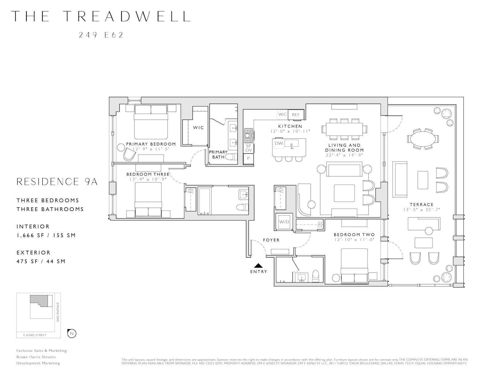 Floorplan for 249 East 62nd Street, 9A