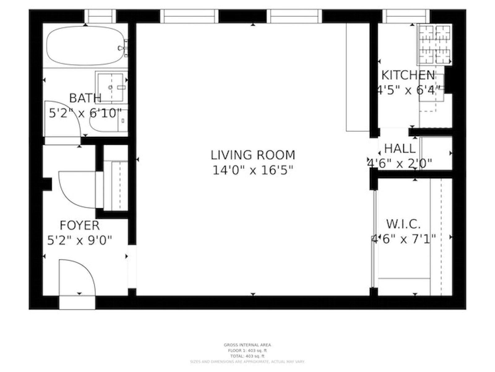Floorplan for 1040 Carroll St, 4I