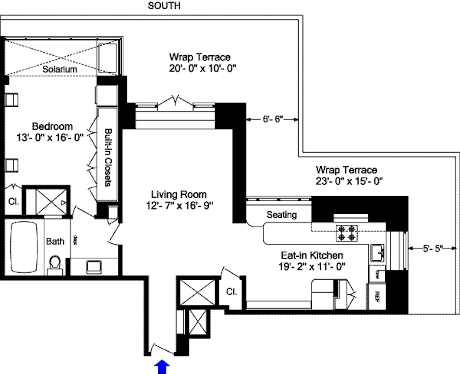 Floorplan for 24 West 55th Street, PHD