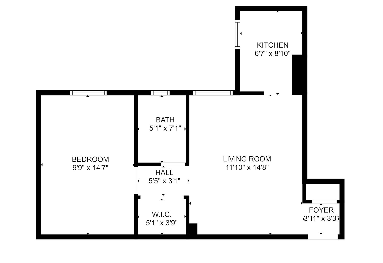 Floorplan for 9524 Ft Hamilton Parkway, 603