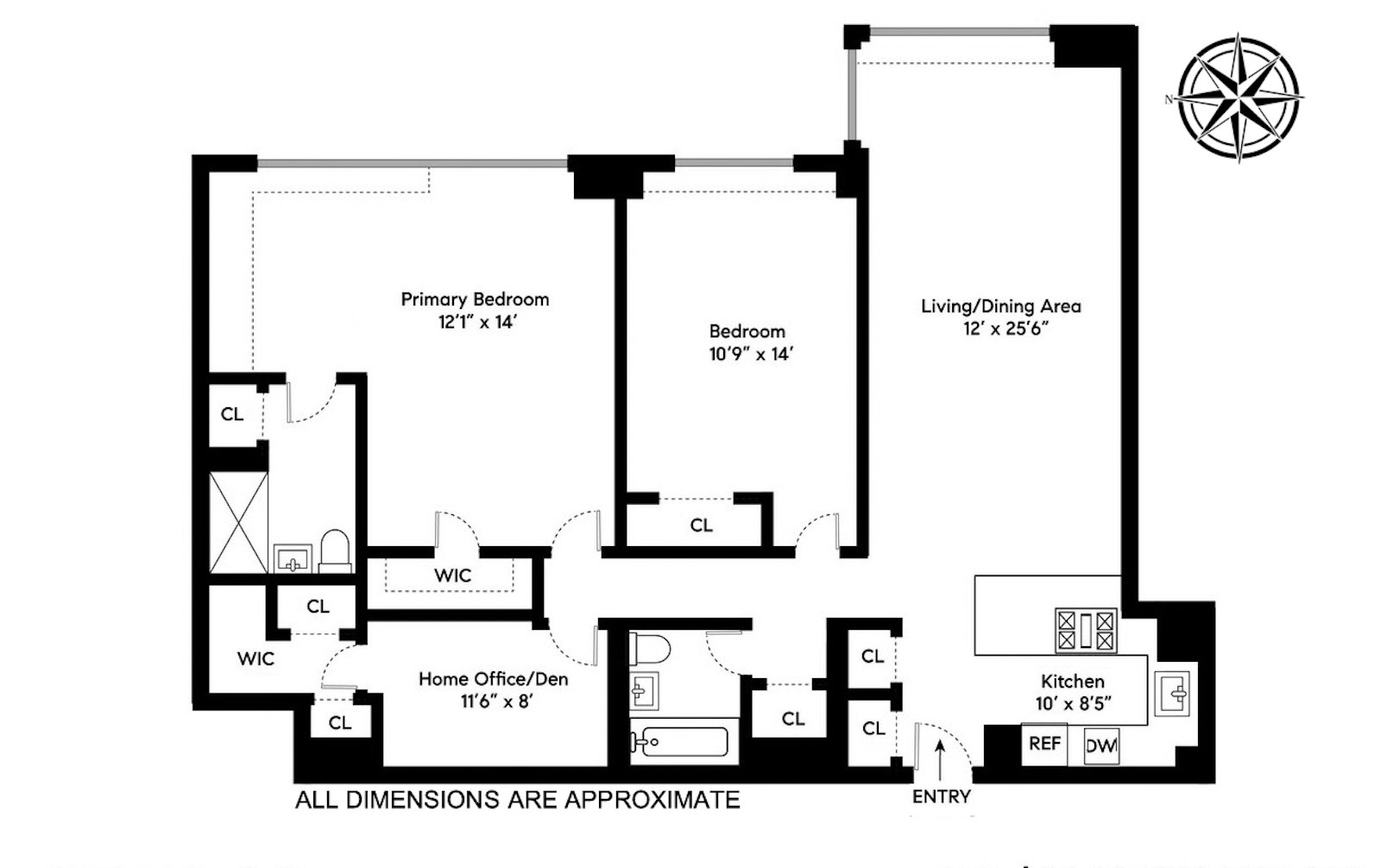 Floorplan for 345 East 69th Street, 4D