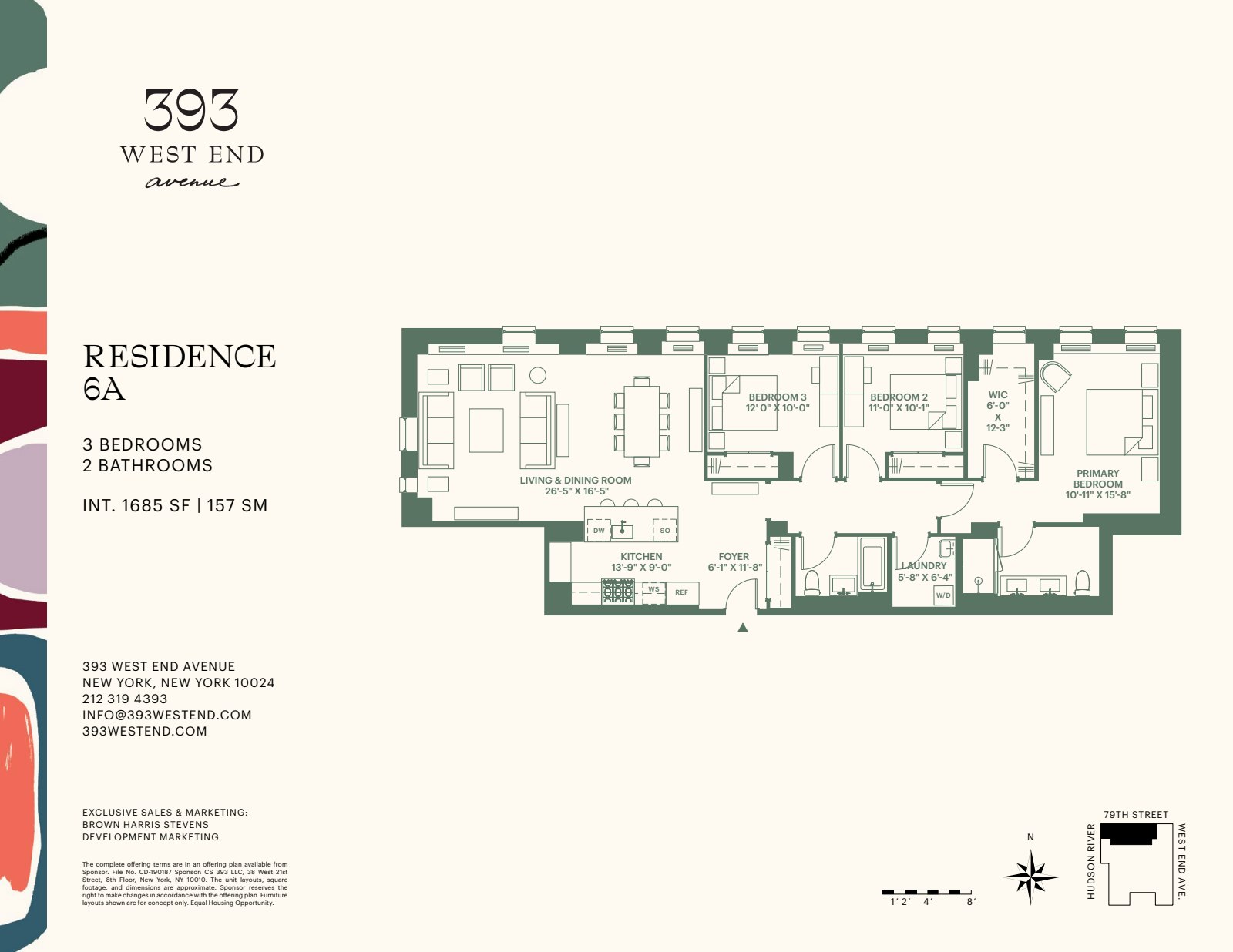Floorplan for 393 West End Avenue, 6A