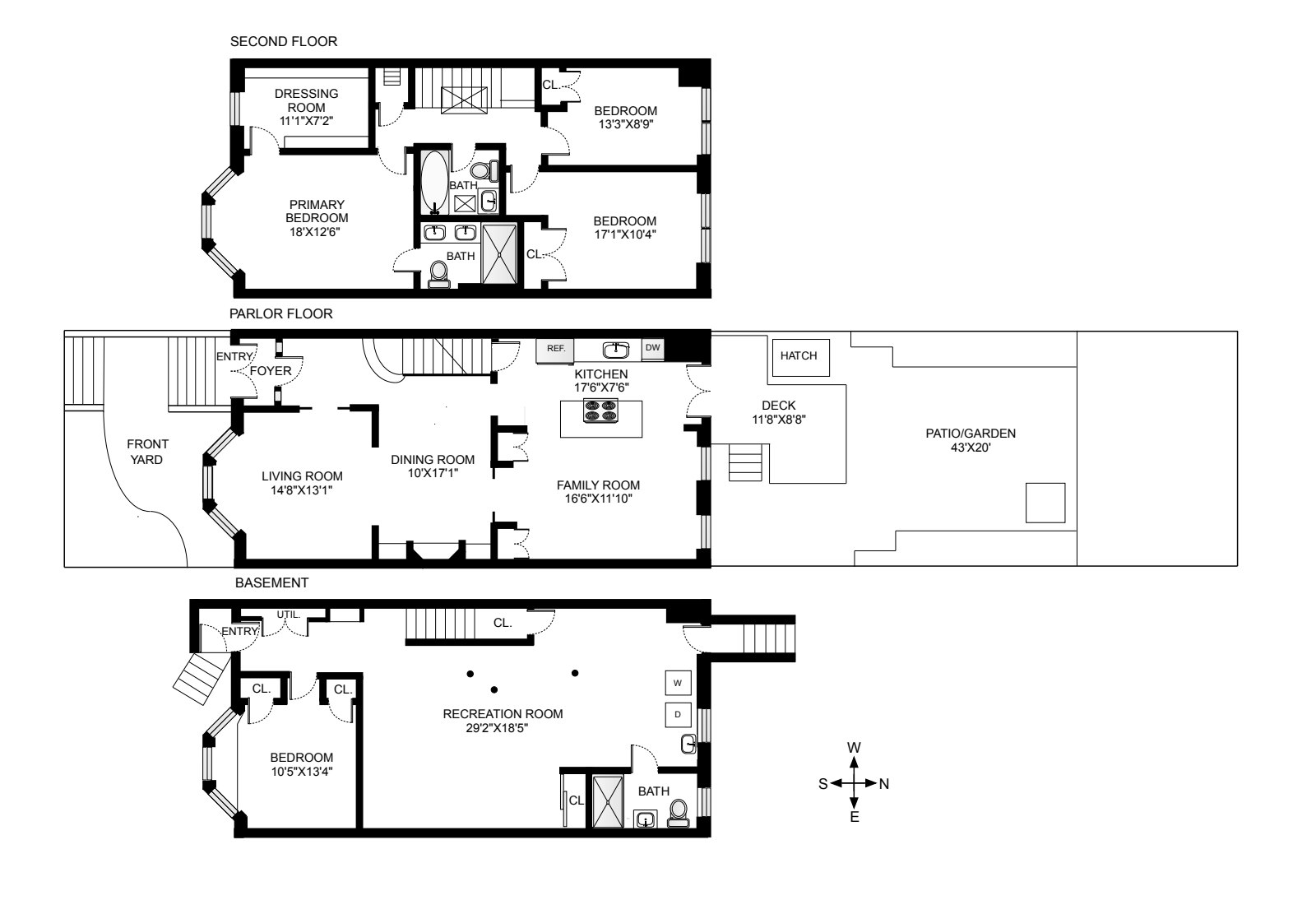 Floorplan for 207 Midwood Street