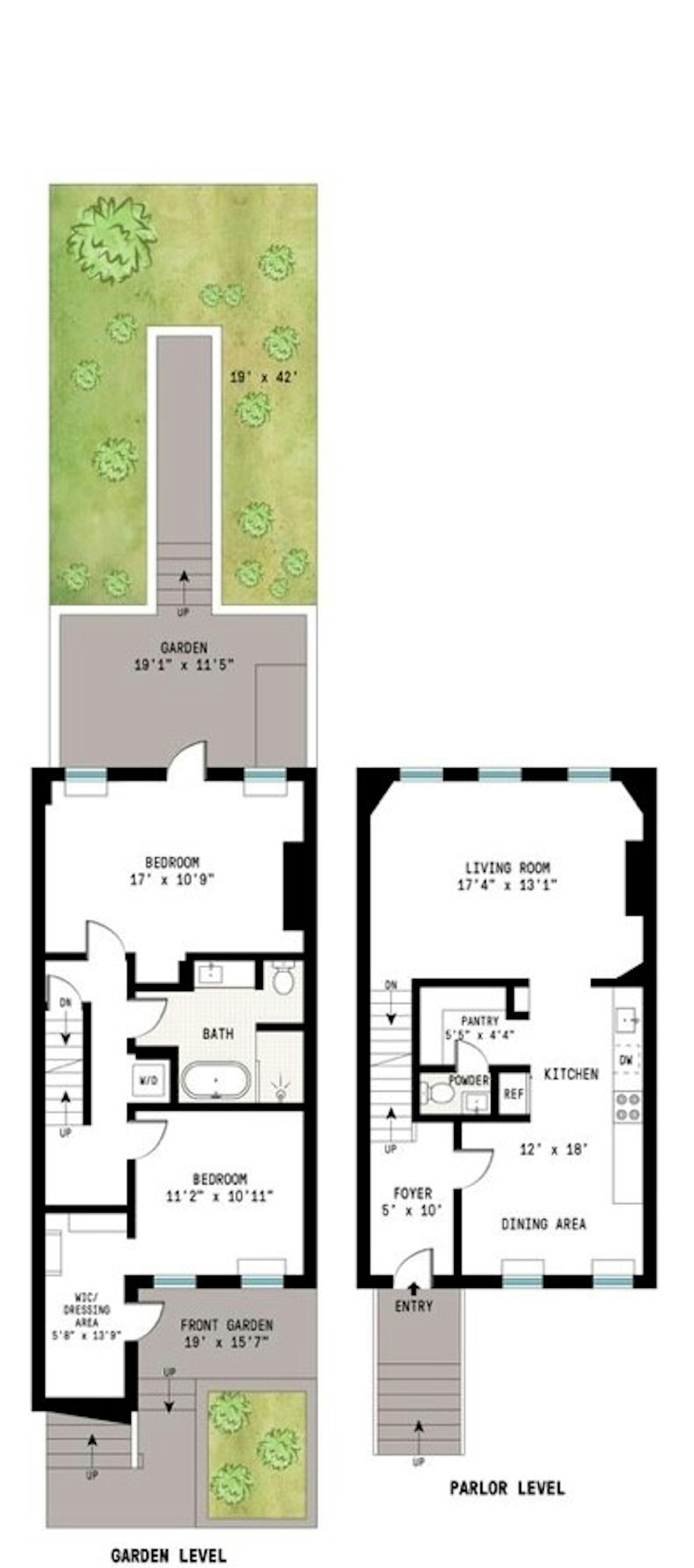 Floorplan for 145 Clifton Place, 1