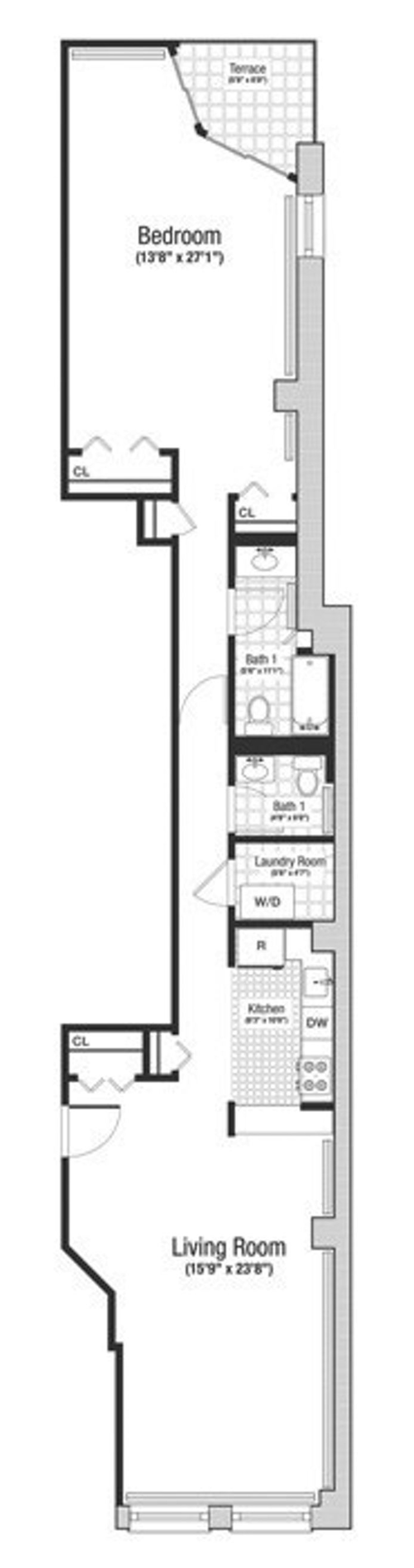 Floorplan for 36 Laight Street, 4A