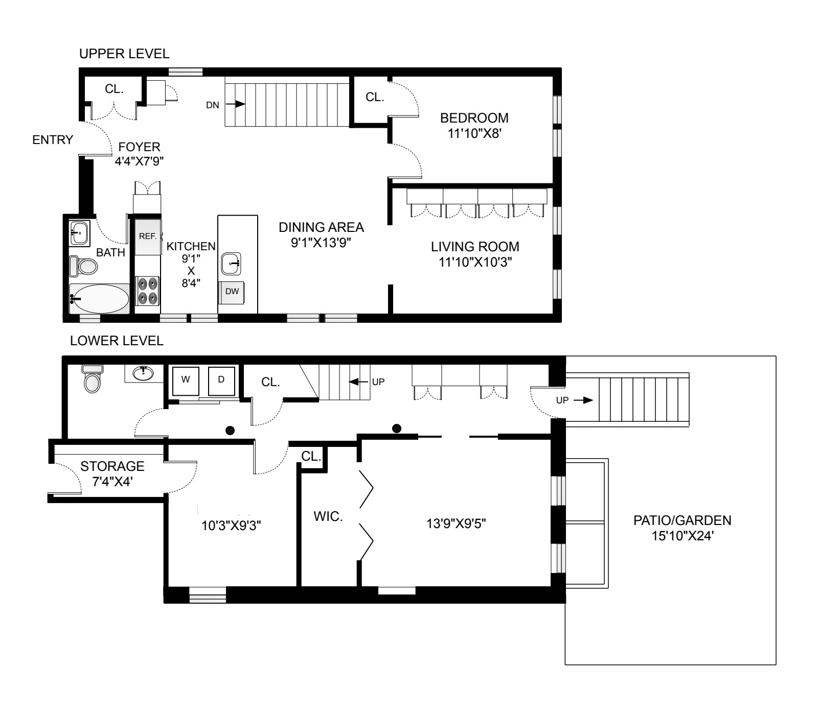 Floorplan for 349 16th Street, 2