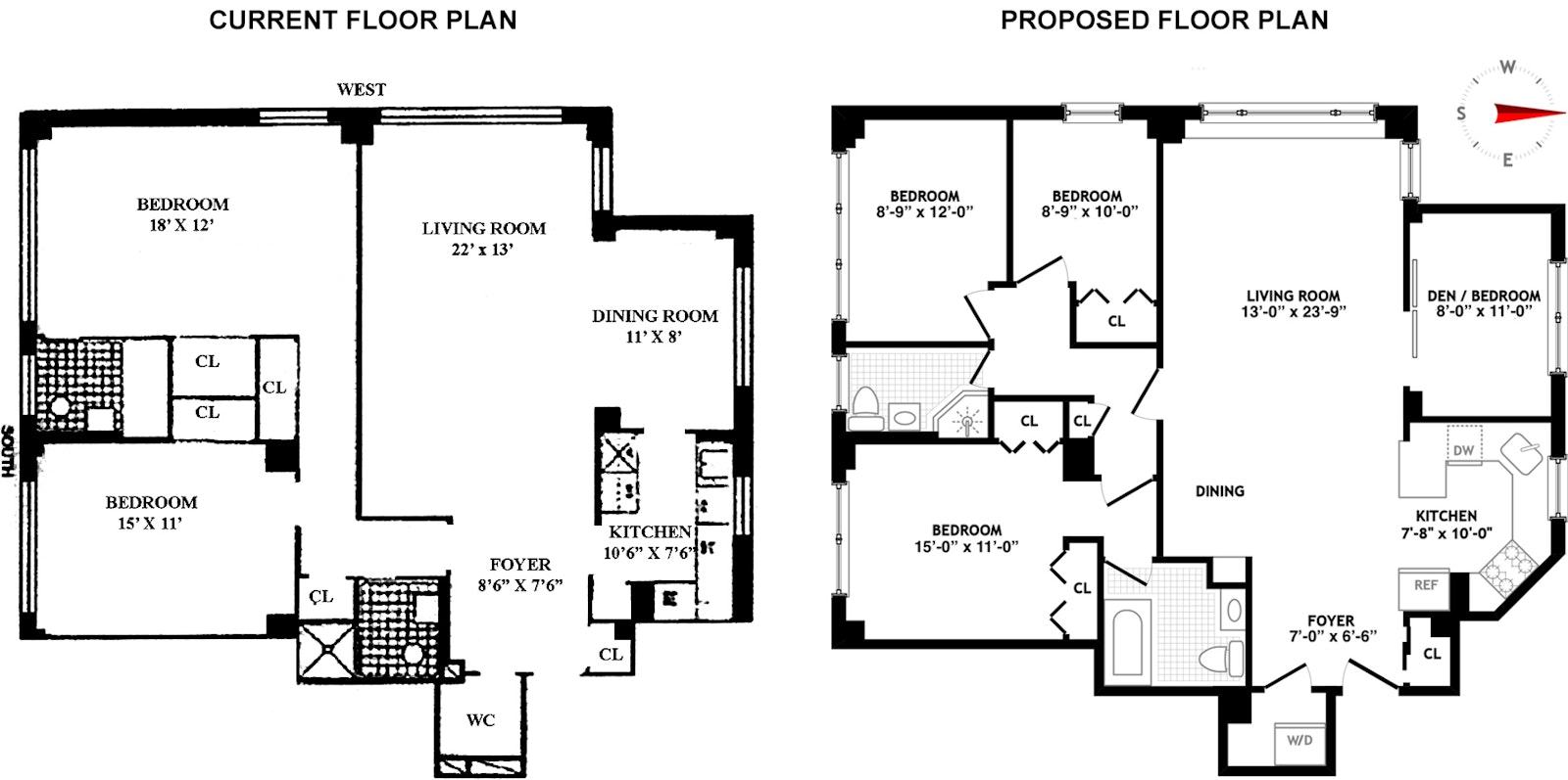 Floorplan for 167 East 67th Street, 15A