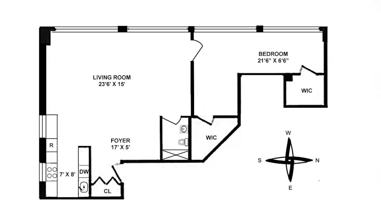 Floorplan for 77 Bleecker Street, 1210