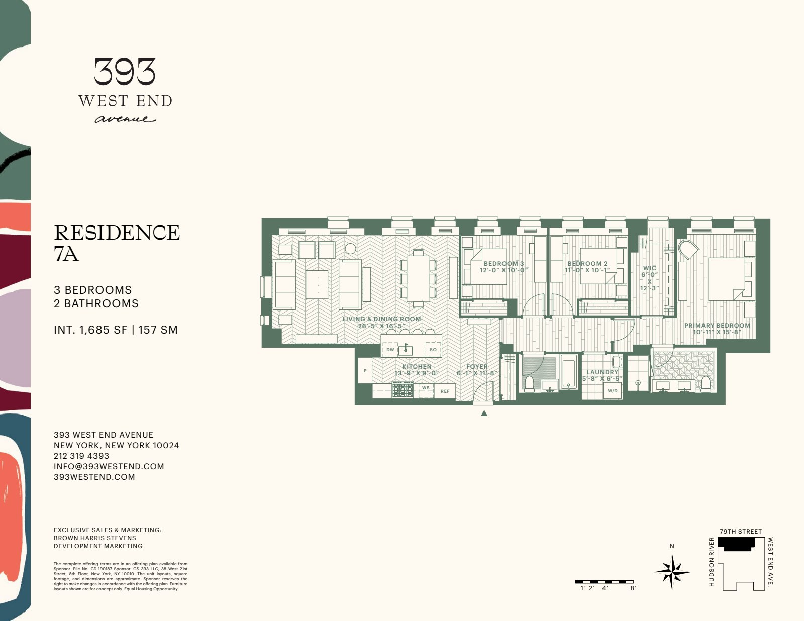 Floorplan for 393 West End Avenue, 7A