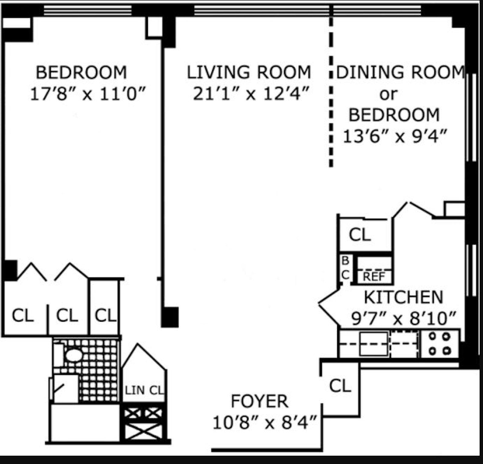 Floorplan for 305 East 40th Street, 11S