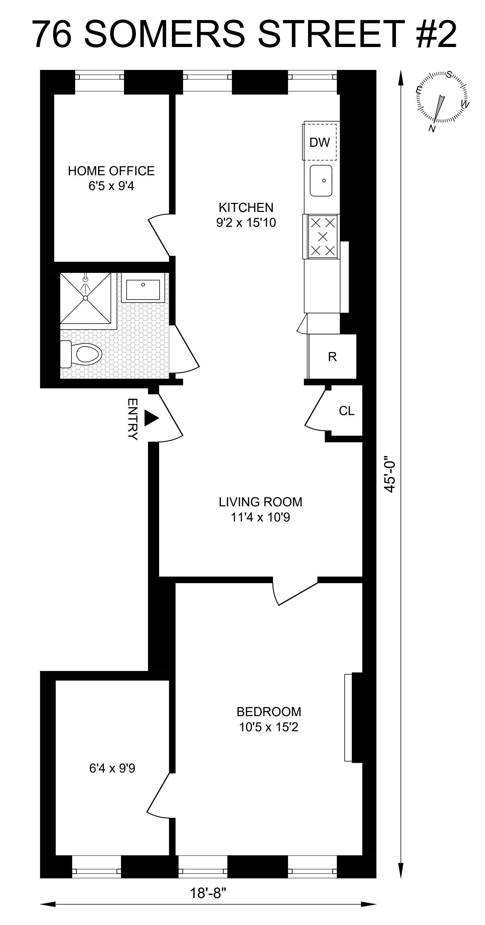 Floorplan for 76 Somers Street, 2