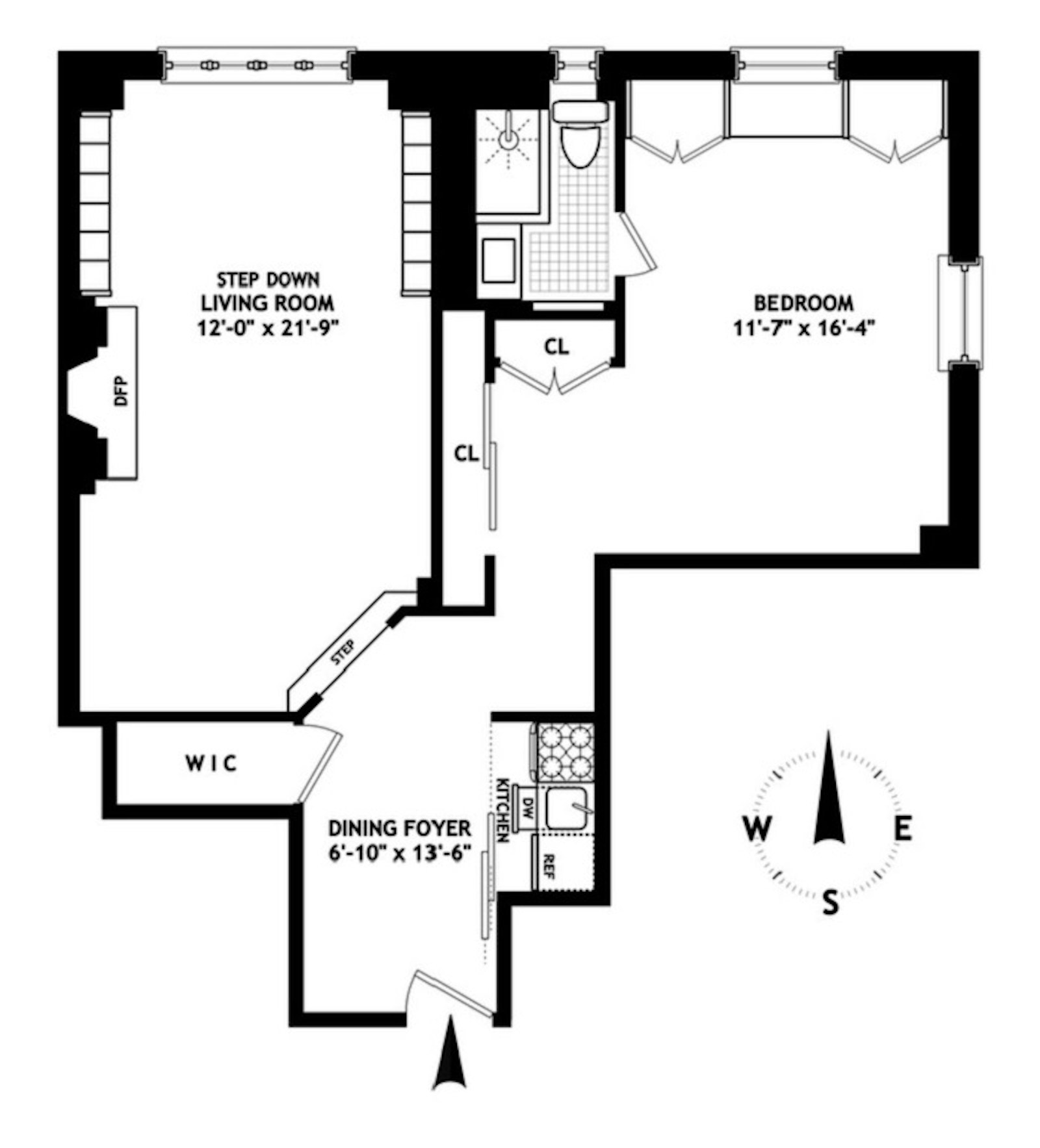 Floorplan for 25 Central Park West, 10H