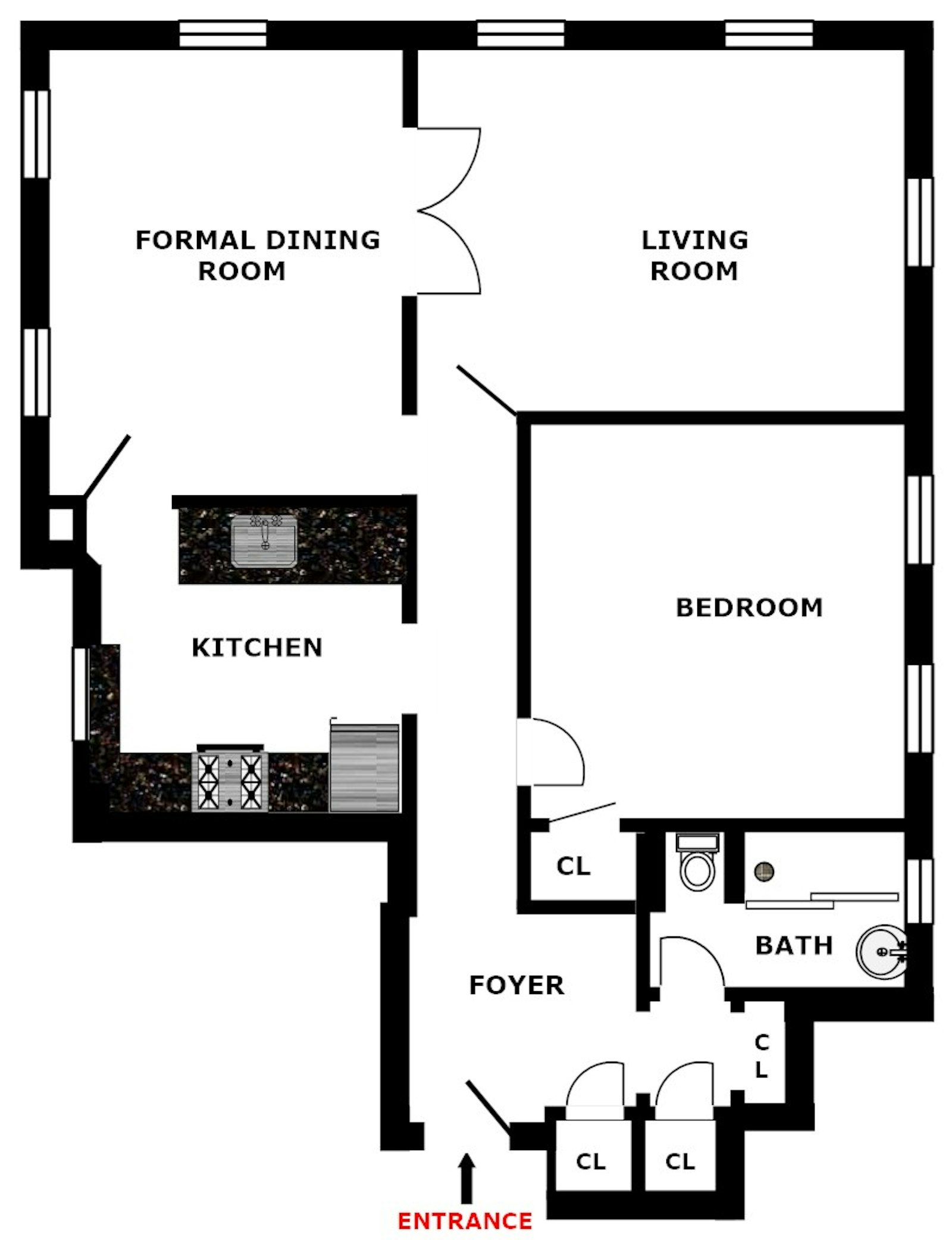 Floorplan for 35 -31 78th Street, 3