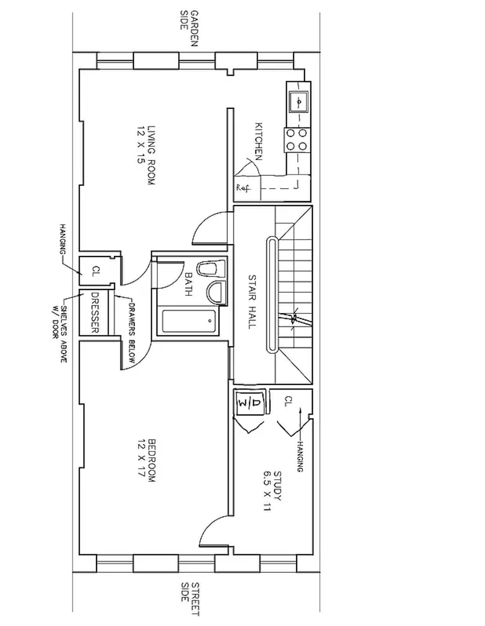 Floorplan for 227 Washington Ave