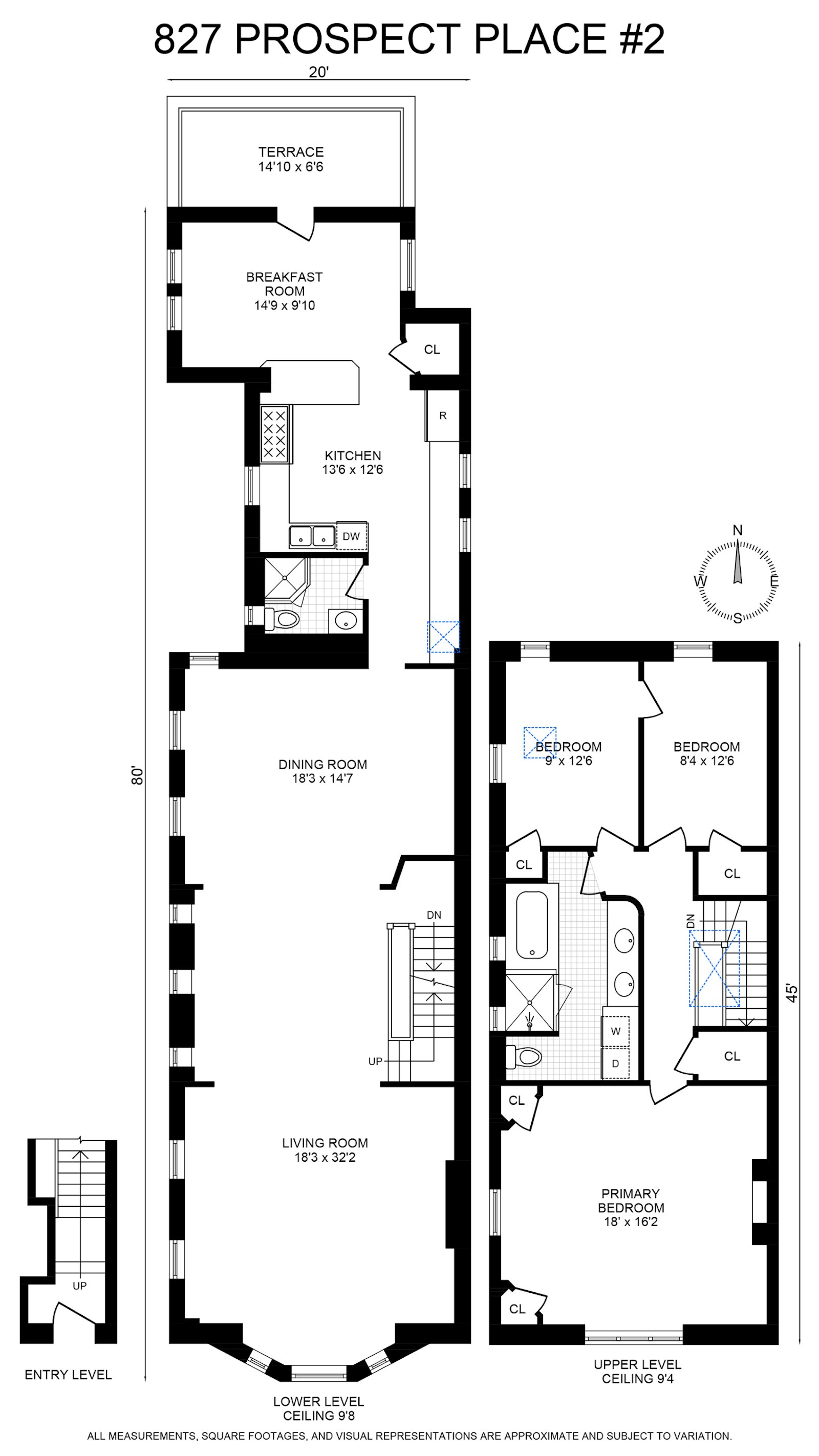 Floorplan for 827 Prospect Place, 2