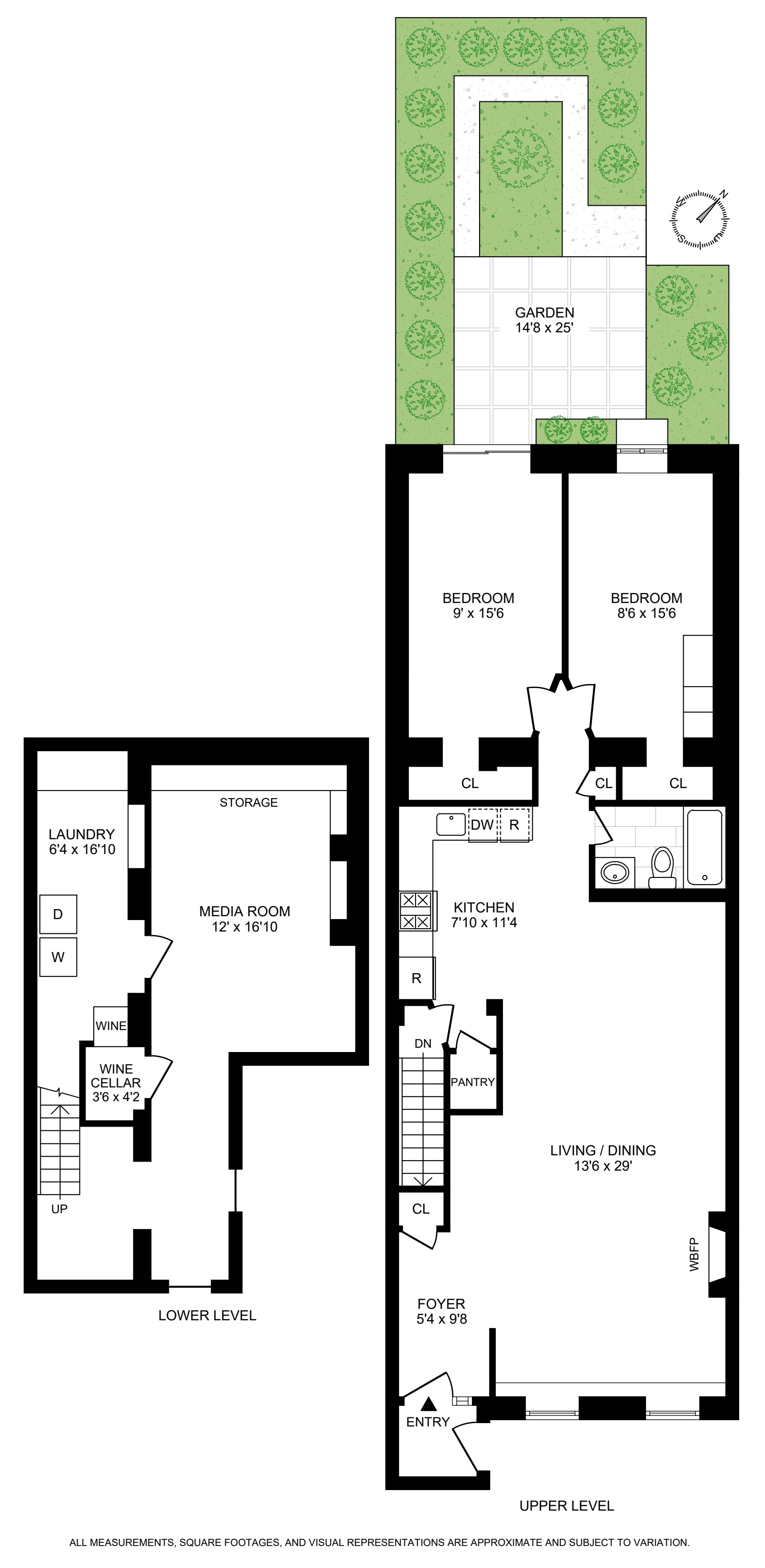 Floorplan for 44 Tompkins Place, 1