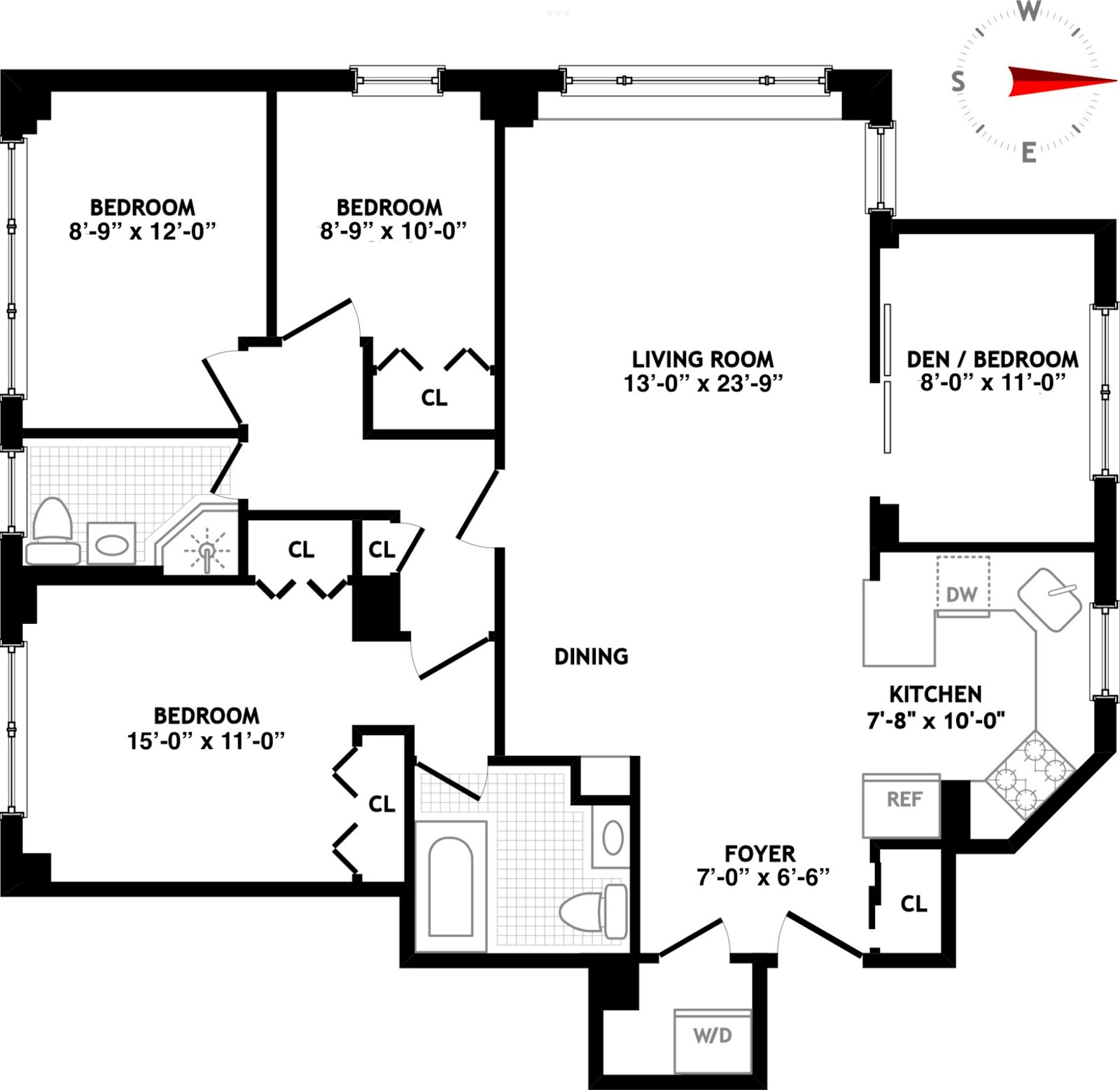 Floorplan for 167 East 67th Street, 5A