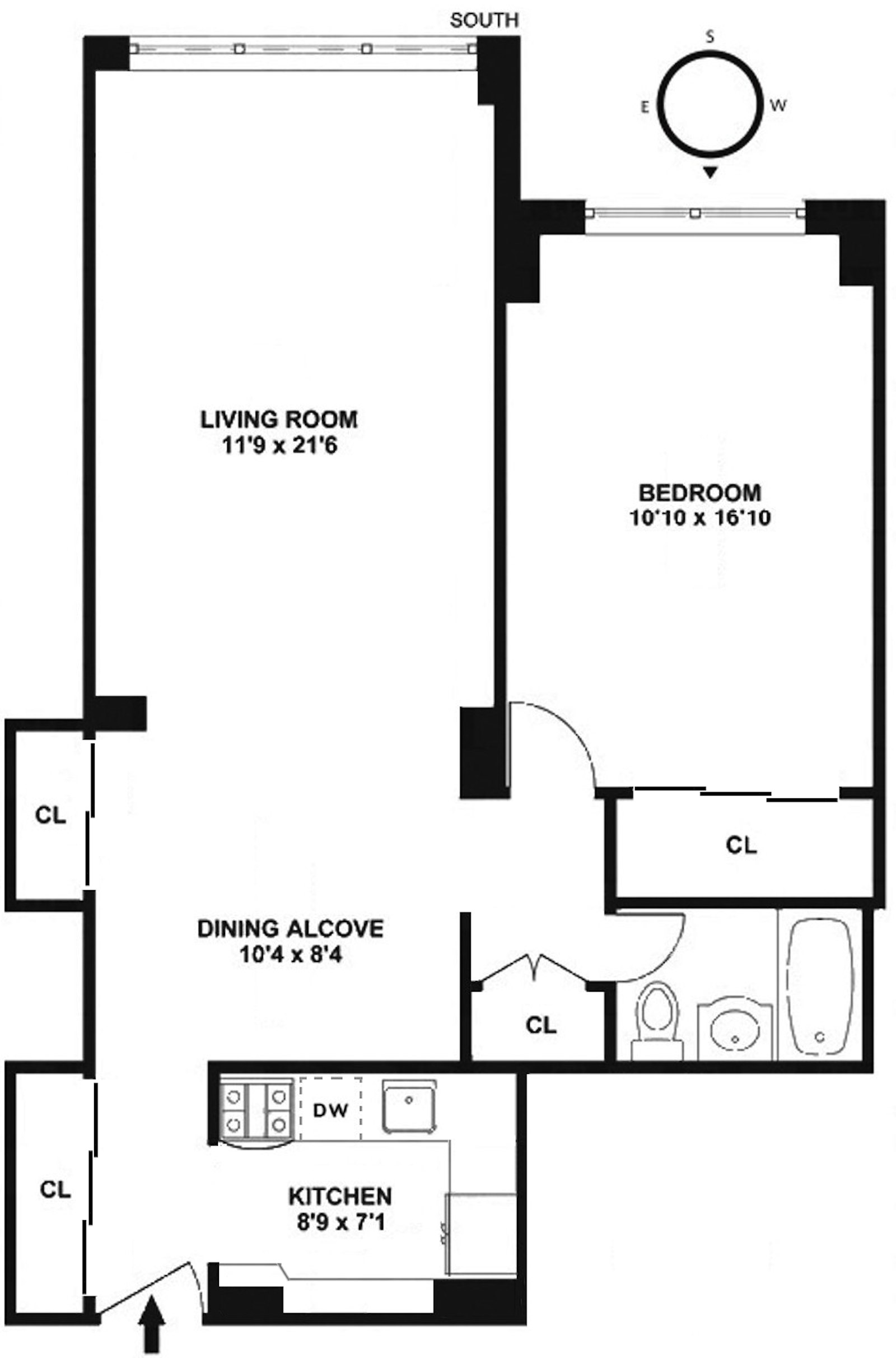 Floorplan for 520 East 72nd Street, 8T