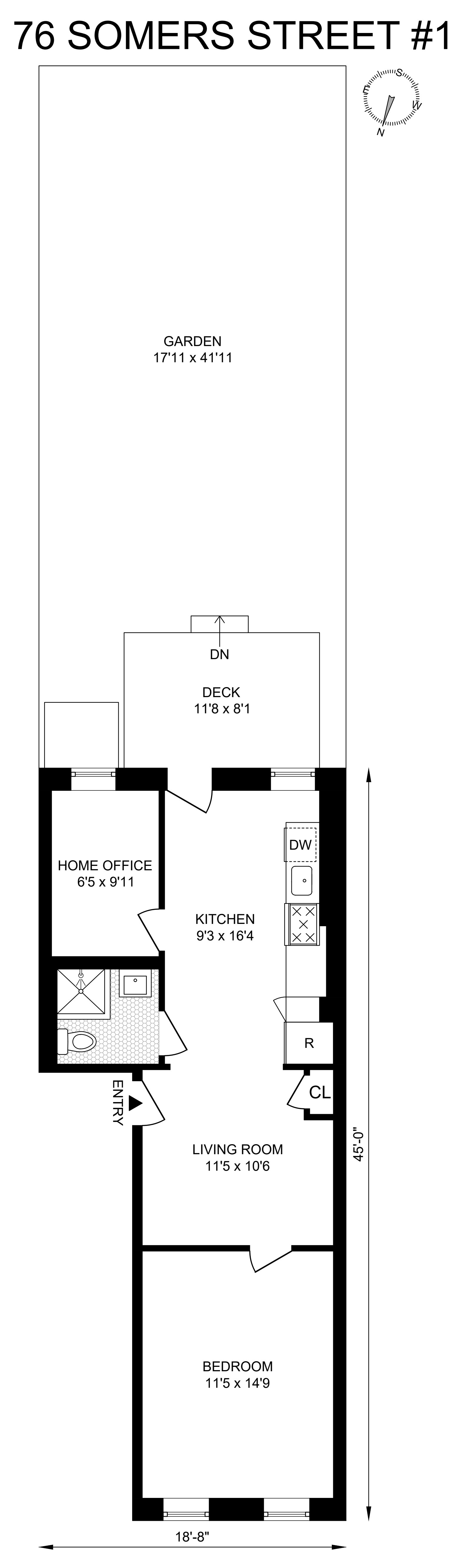 Floorplan for 76 Somers Street, 1