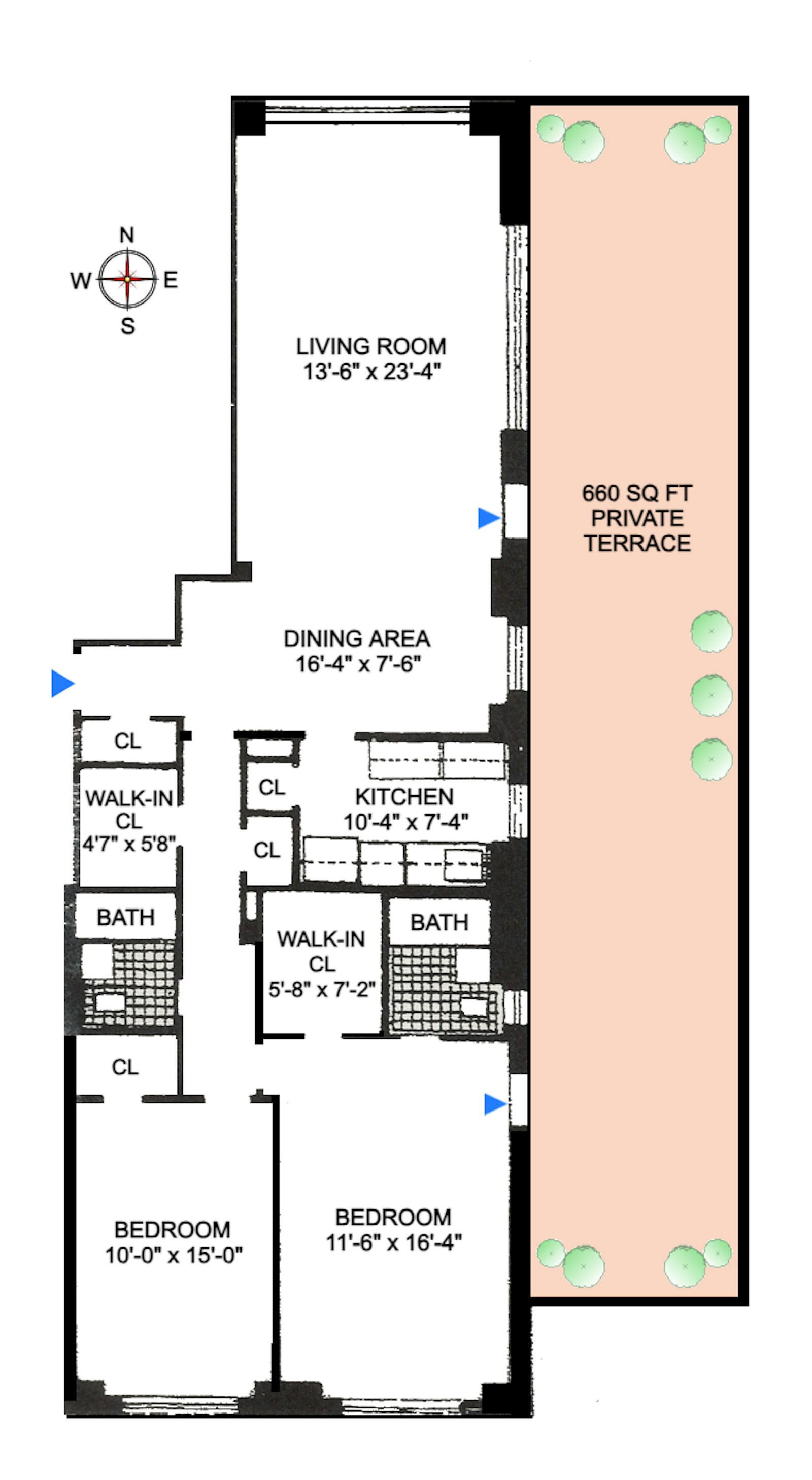 Floorplan for 420 East 55th Street, 11R
