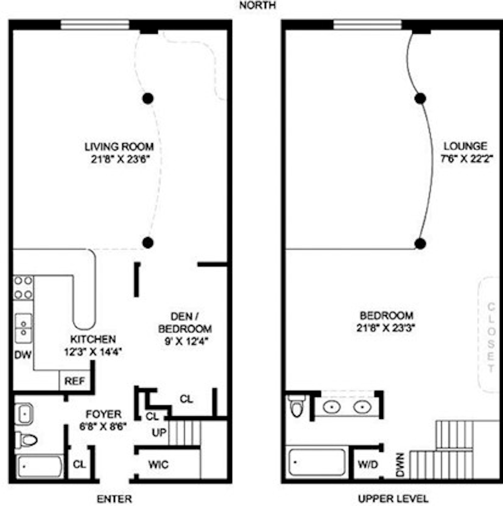 Floorplan for 354 Broome Street, 6H