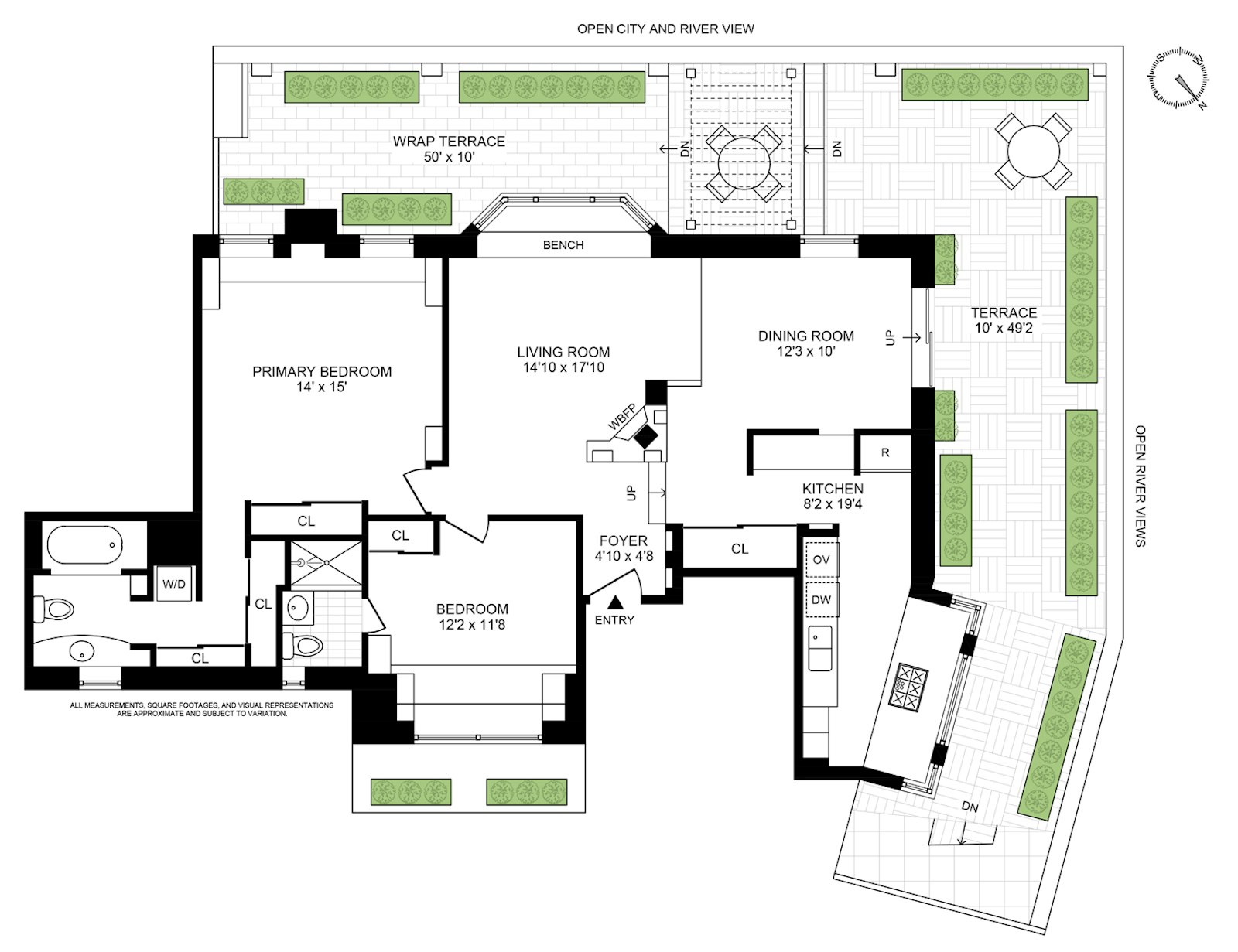 Floorplan for 370 Riverside Drive, PHA