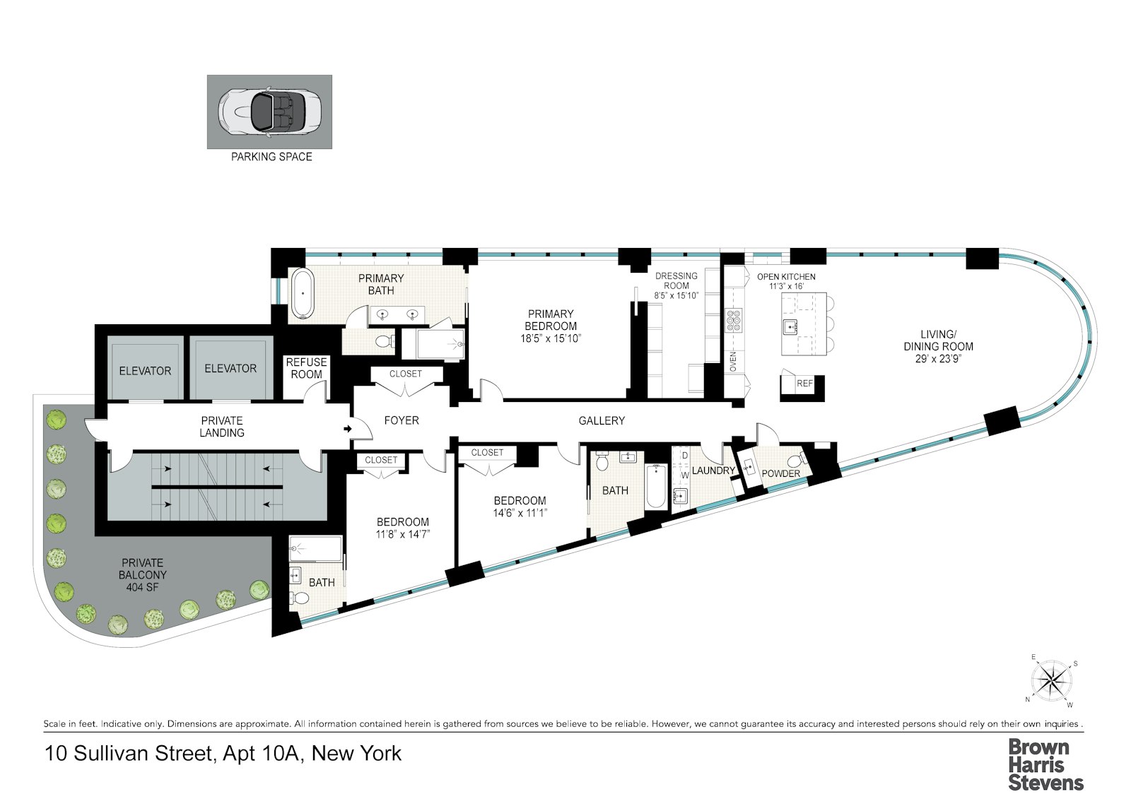 Floorplan for 10 Sullivan Street, 10A