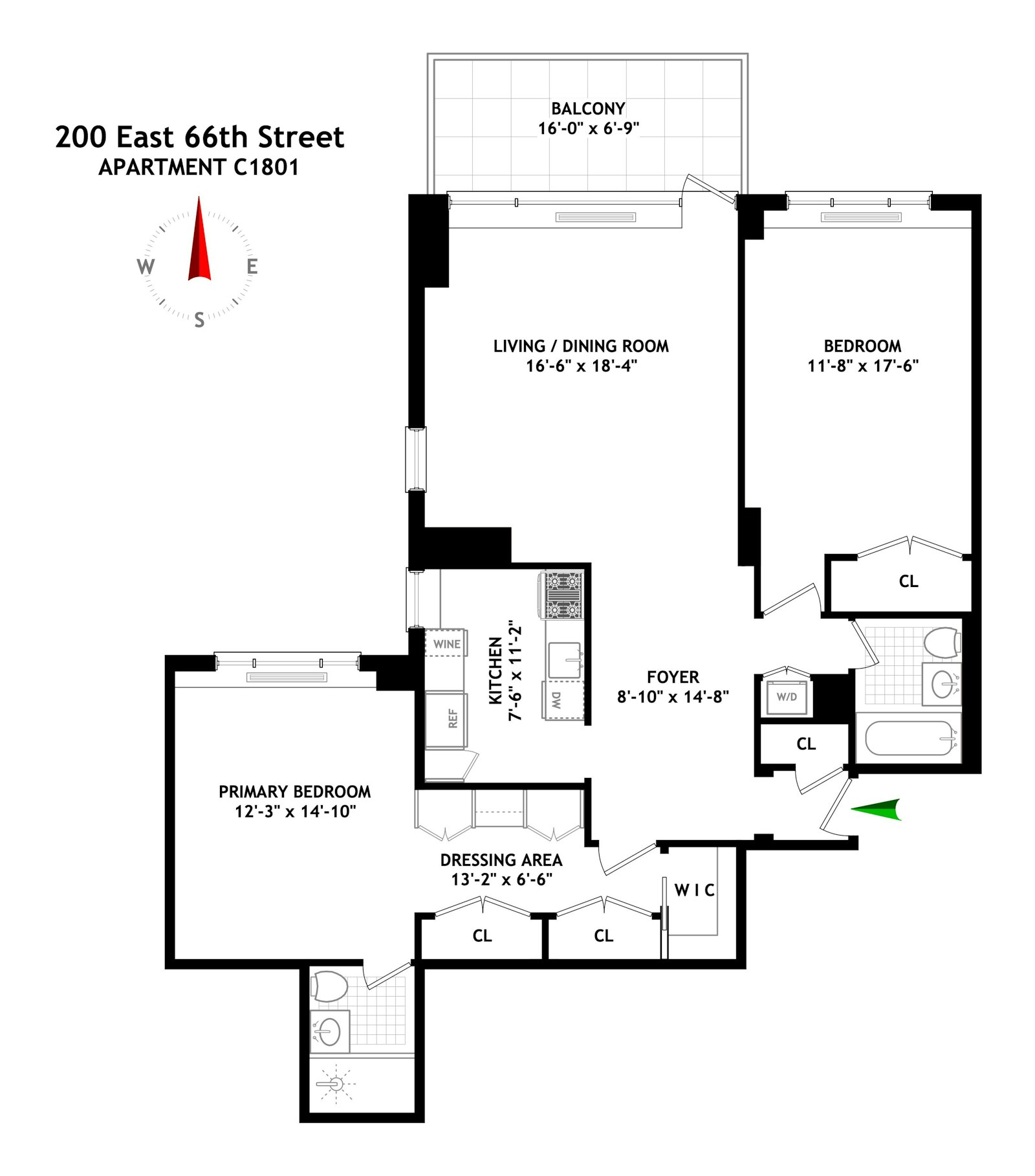 Floorplan for 200 East 66th Street
