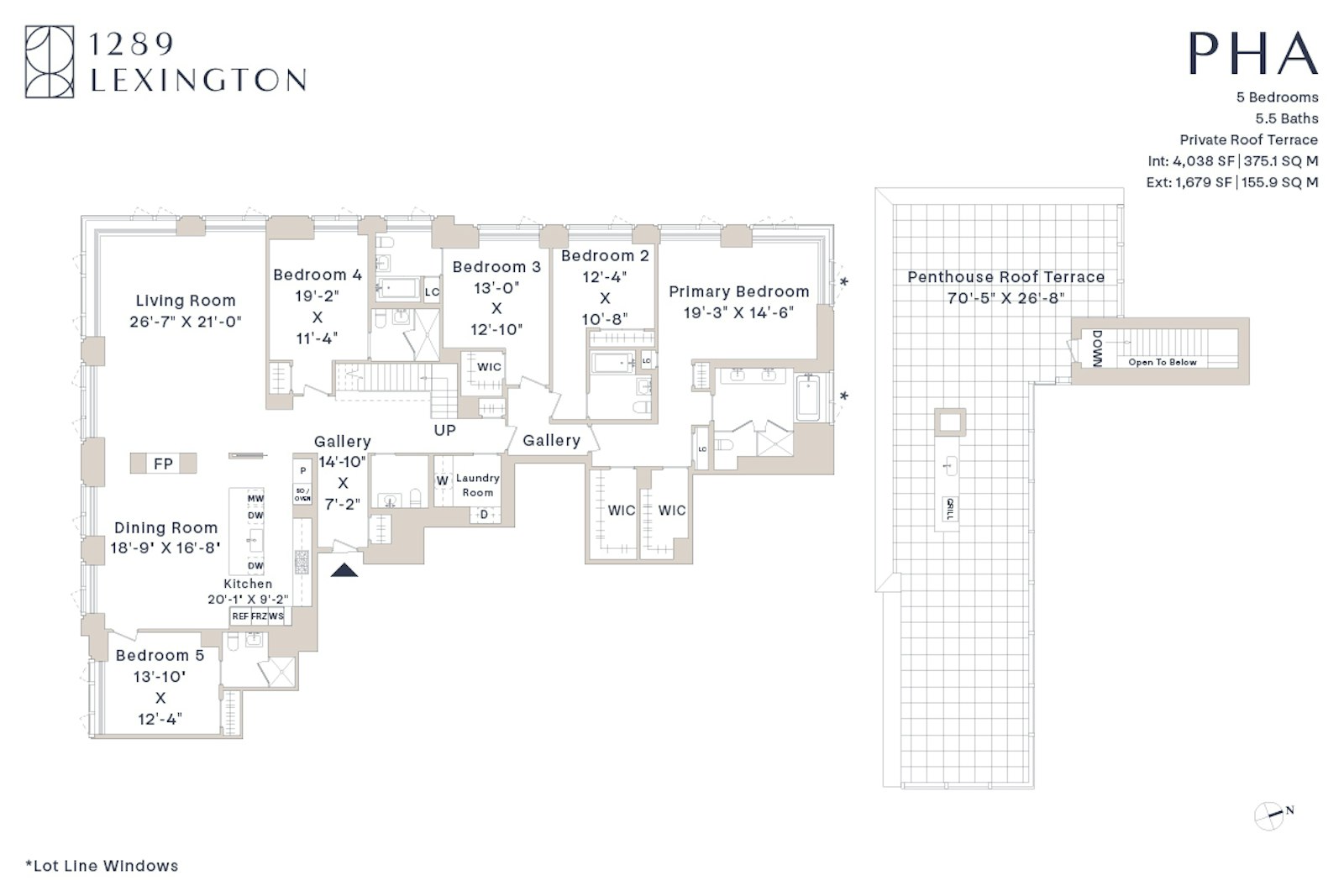 Floorplan for 1289 Lexington Avenue, PHA