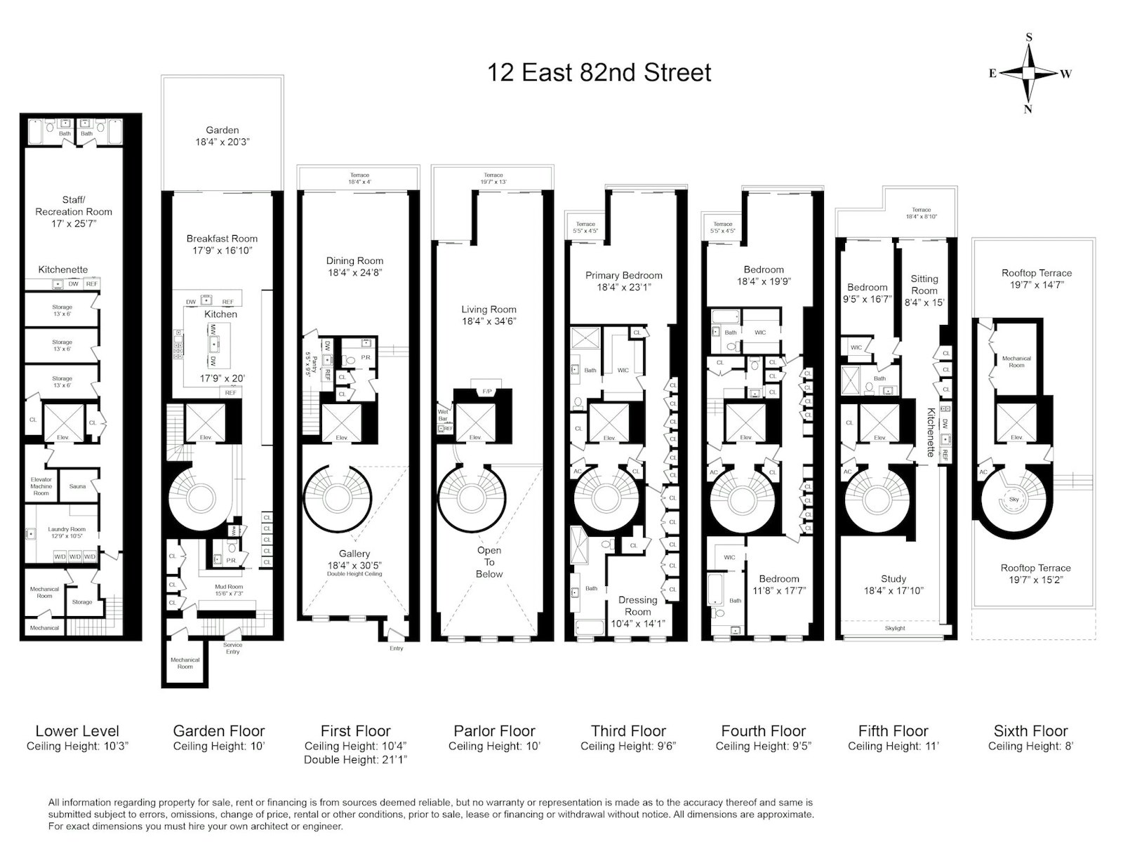 Floorplan for 12 East 82nd Street