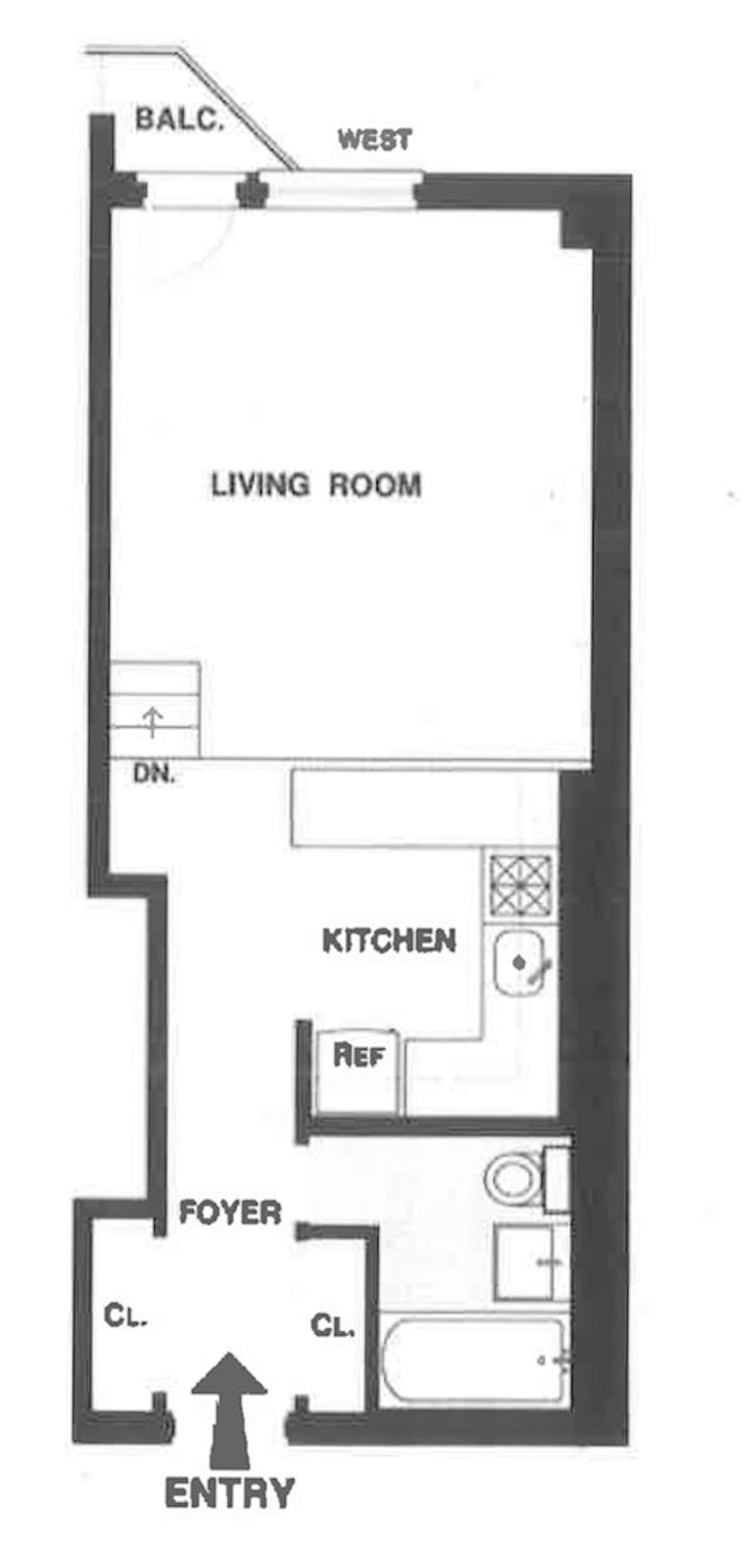 Floorplan for 211 Thompson Street, 2D