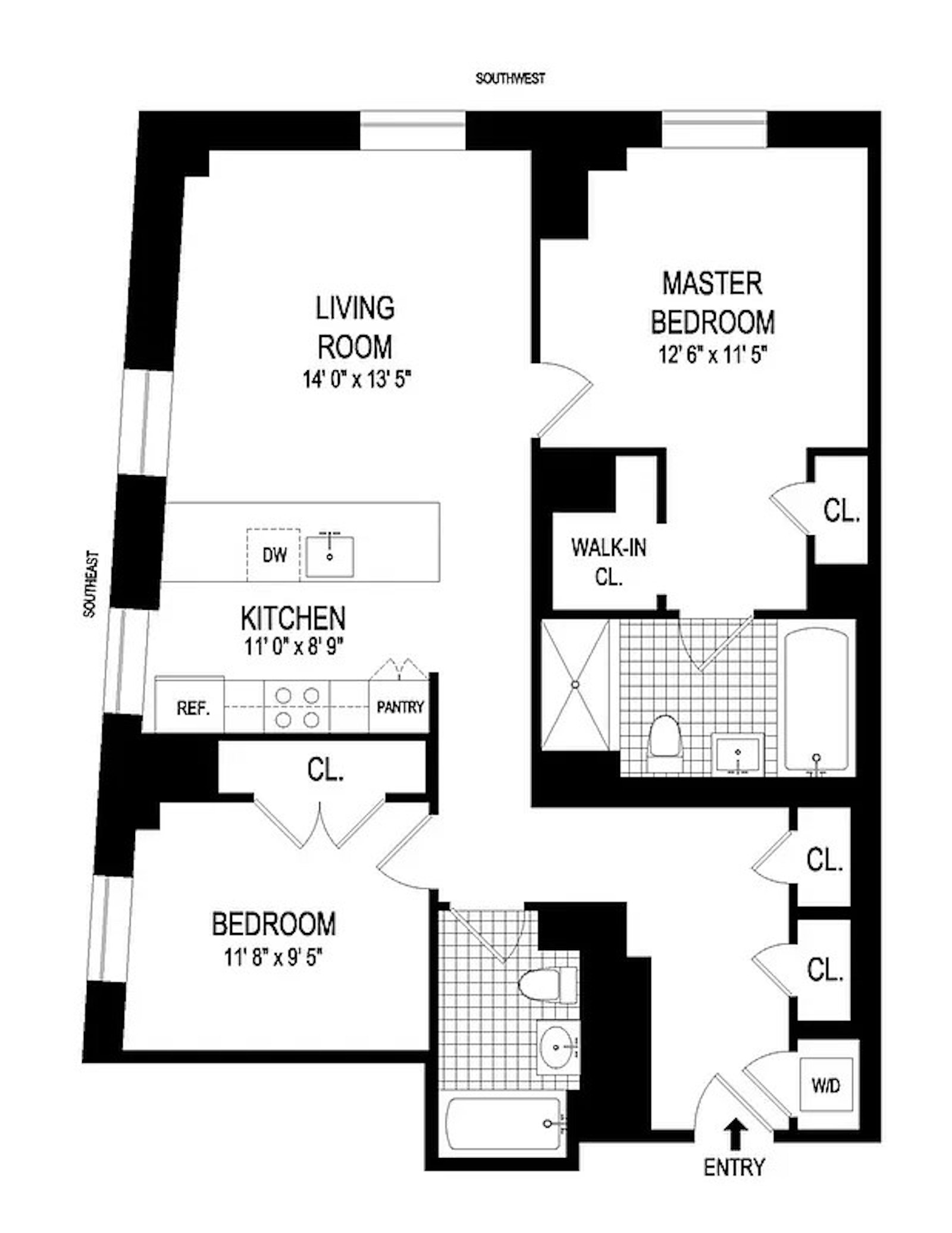 Floorplan for 110 Livingston Street, 11O