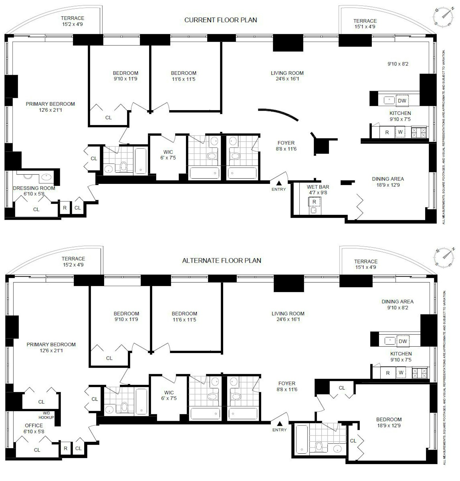 Floorplan for 300 East 85th Street, 2203