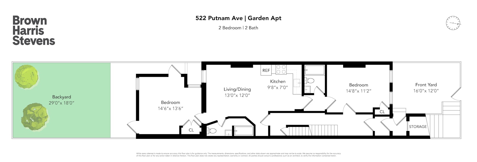 Floorplan for 522 Putnam Avenue, 1