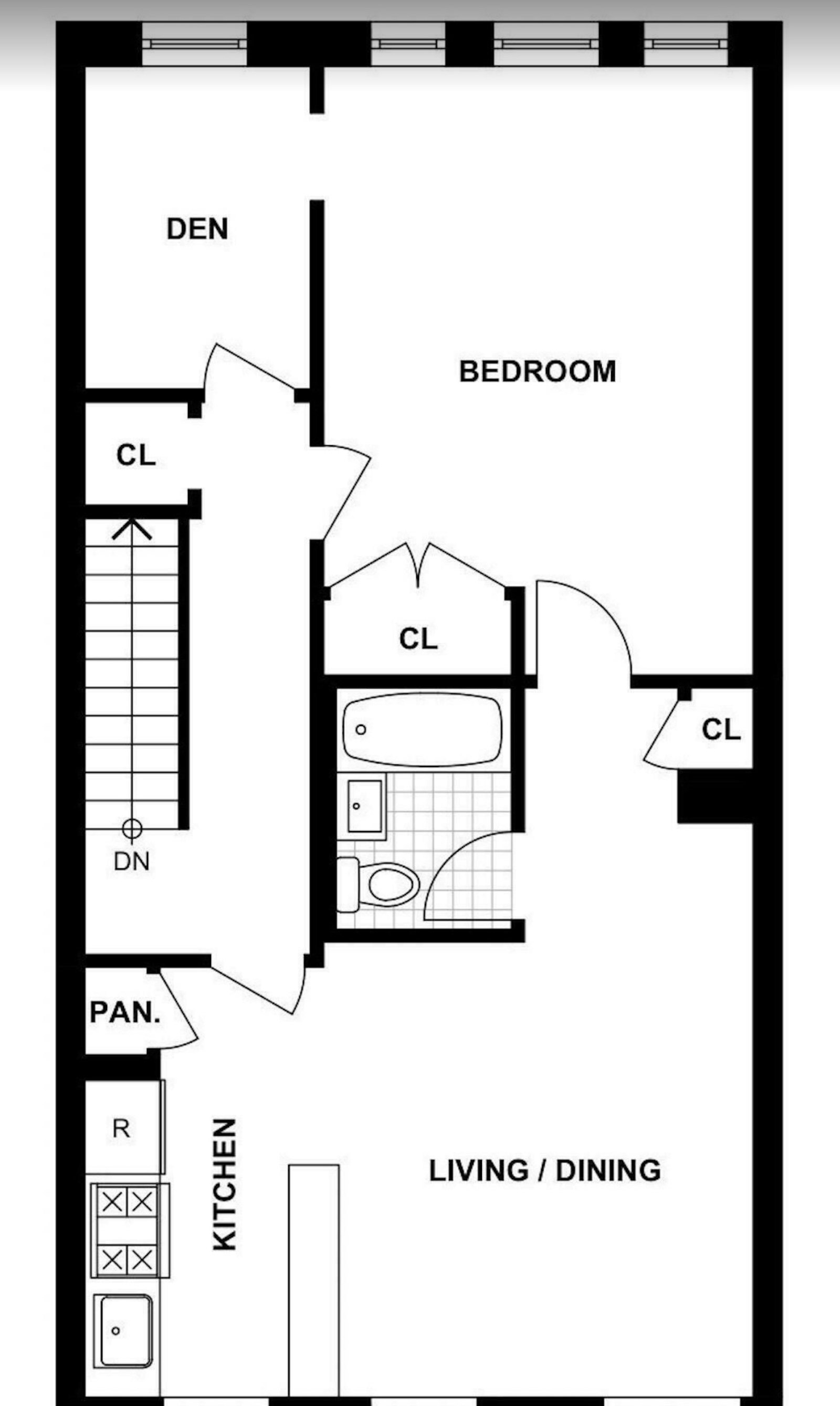 Floorplan for 116 Bainbridge Street, 3