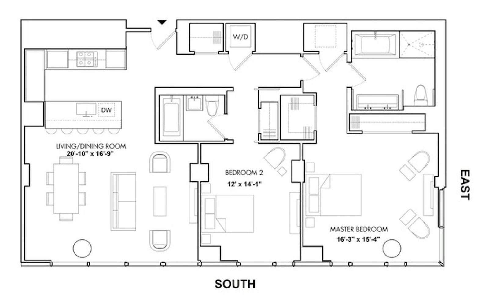 Floorplan for 151 East 85th Street, 10K