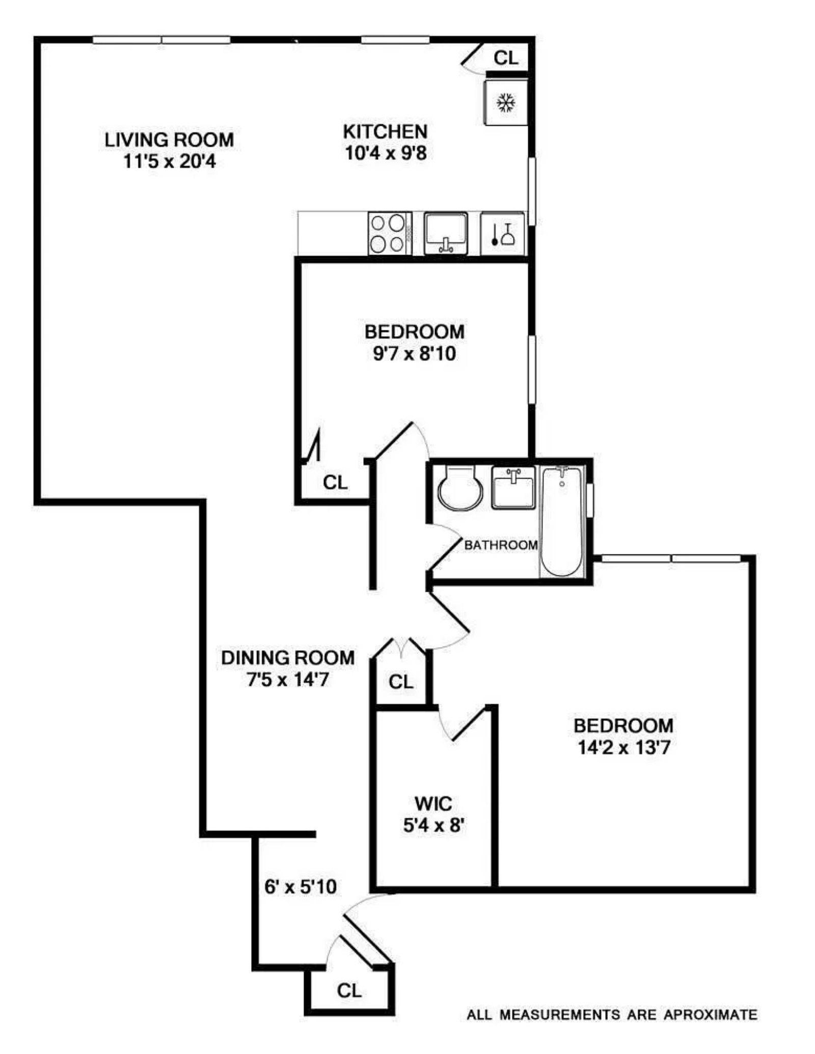 Floorplan for 110 Ocean Parkway, 3D