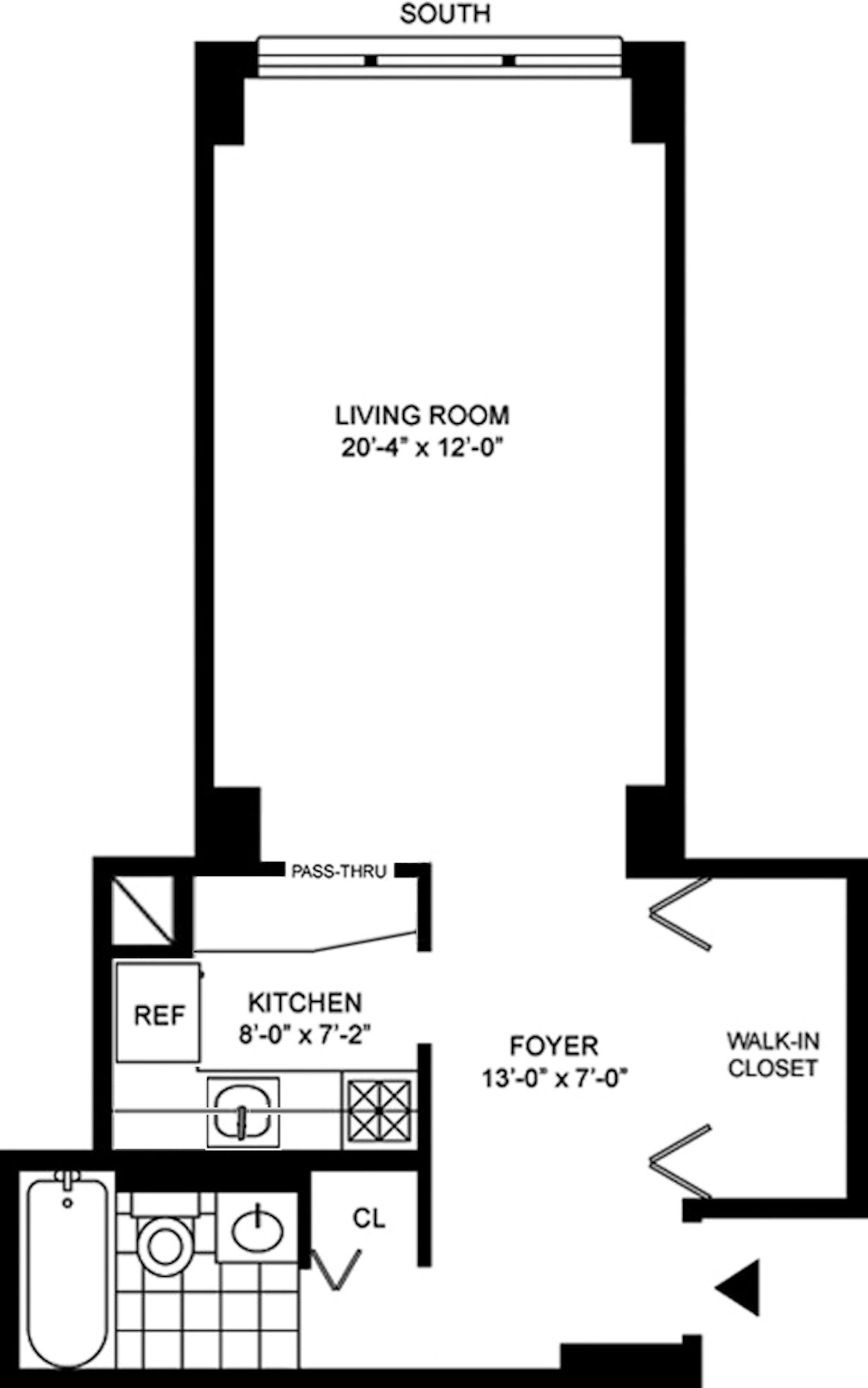 Floorplan for 520 East 72nd Street, 6G