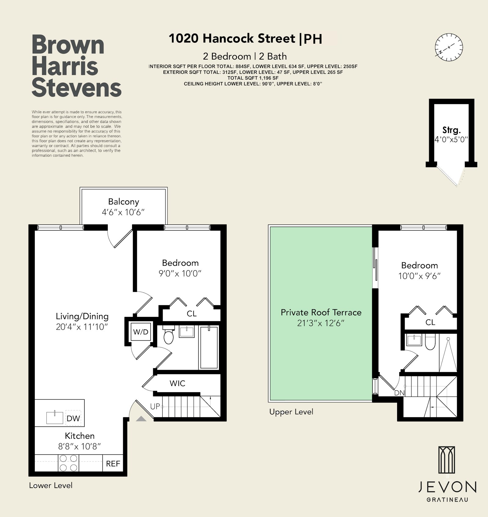 Floorplan for 1020 Hancock Street, PH