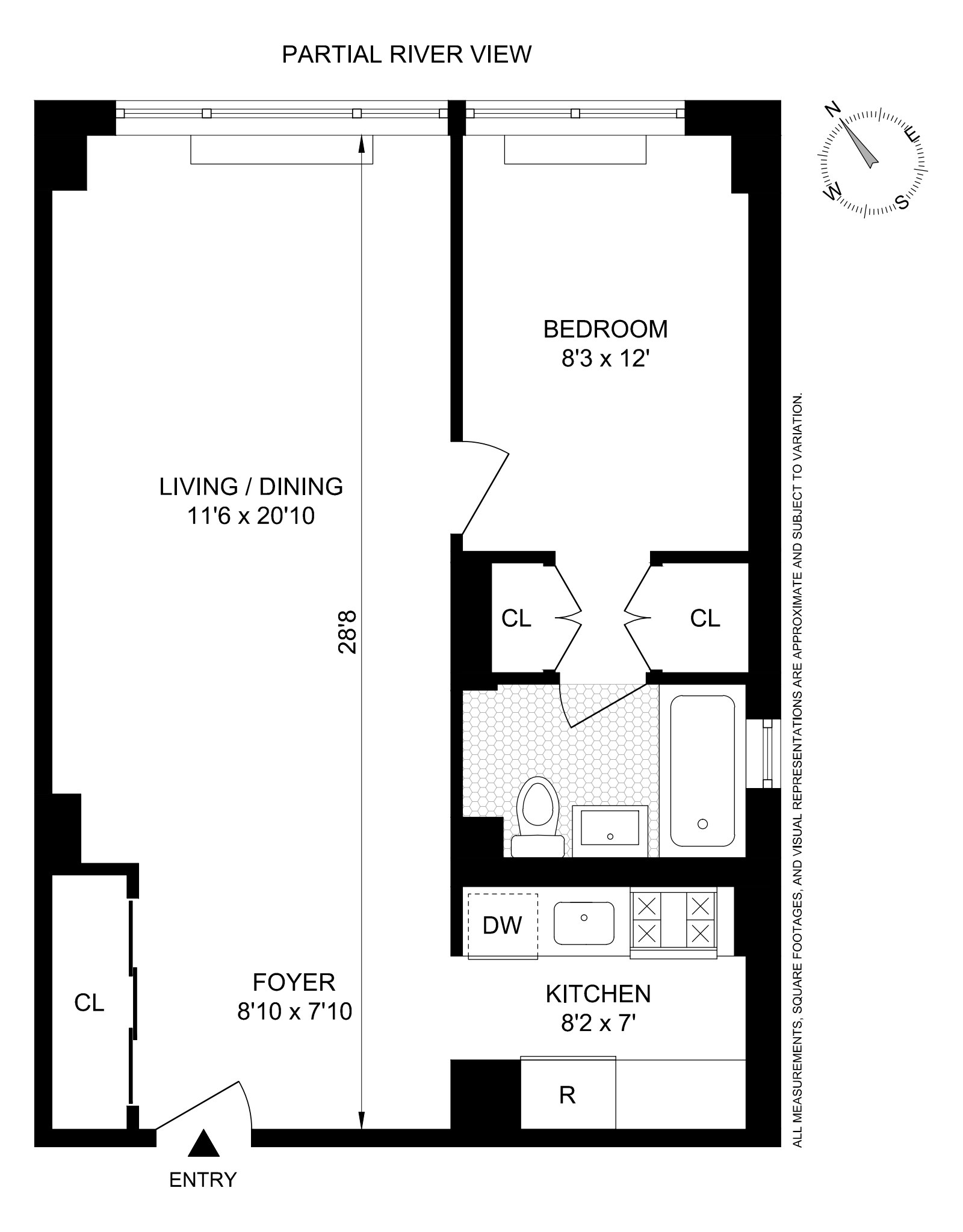 Floorplan for 520 East 72nd Street, 11D