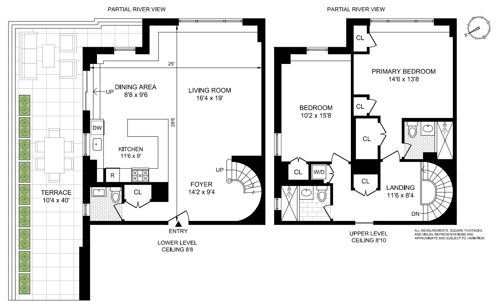 Floorplan for 520 East 72nd Street, 17A/18A