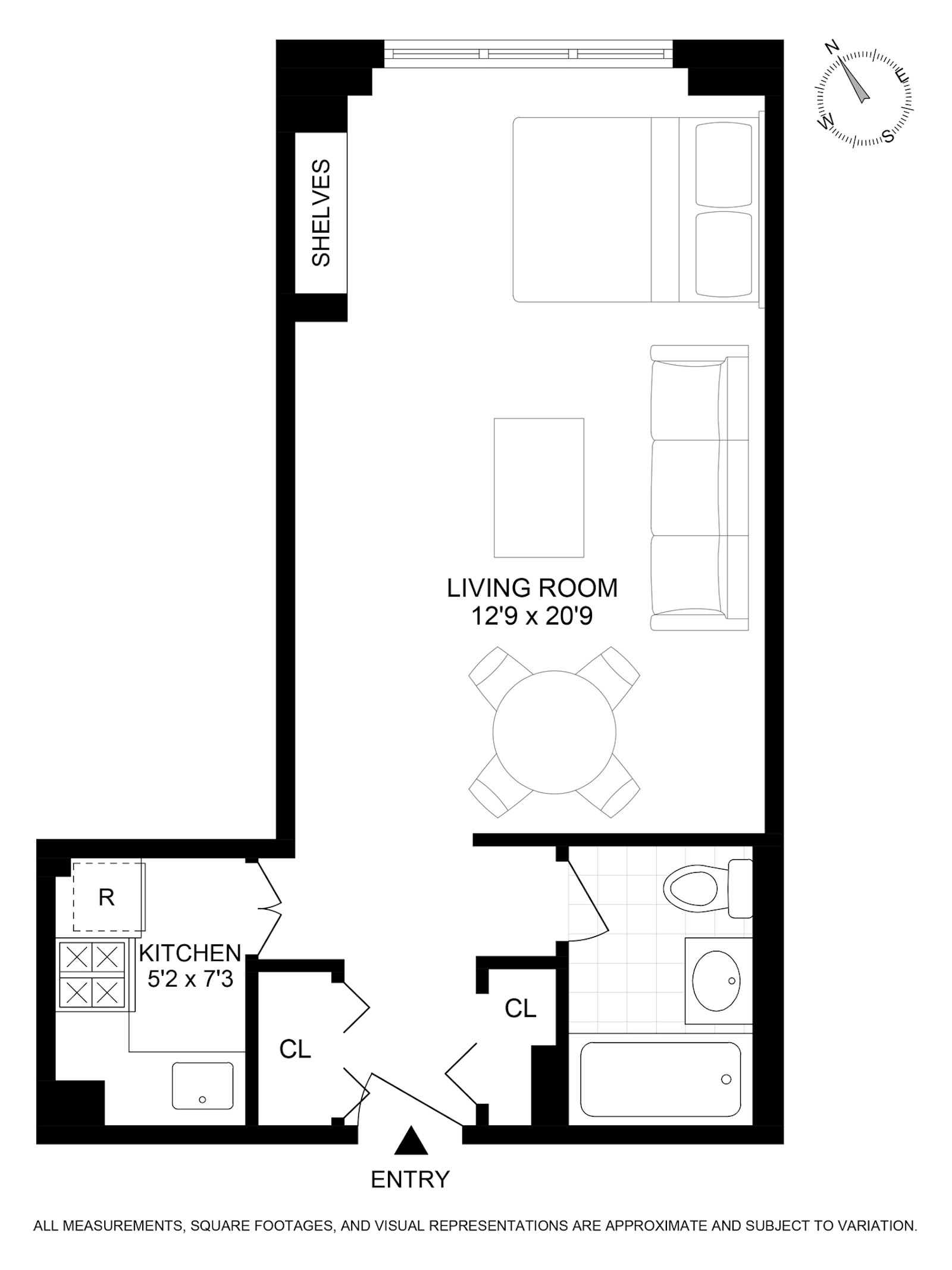 Floorplan for 54 Orange Street, 4E