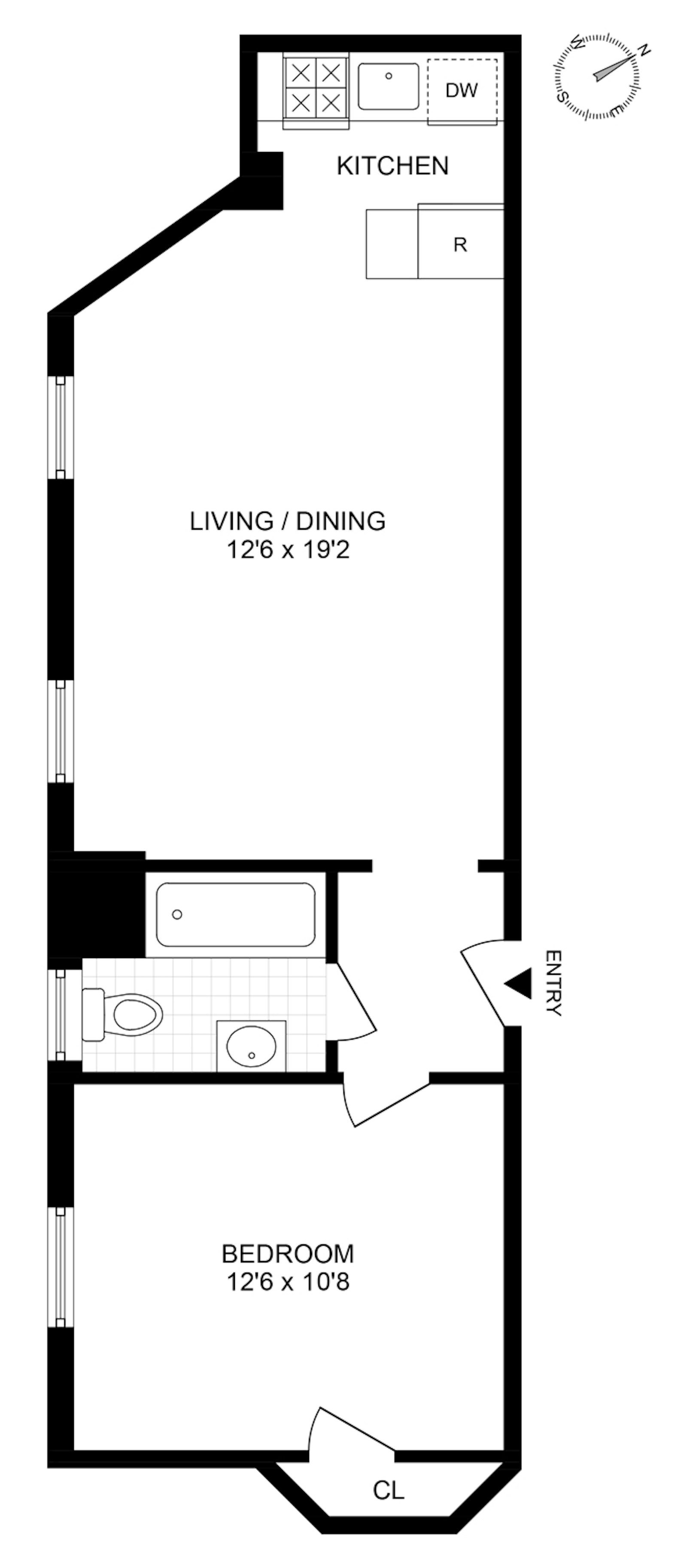 Floorplan for 60 West 76th Street