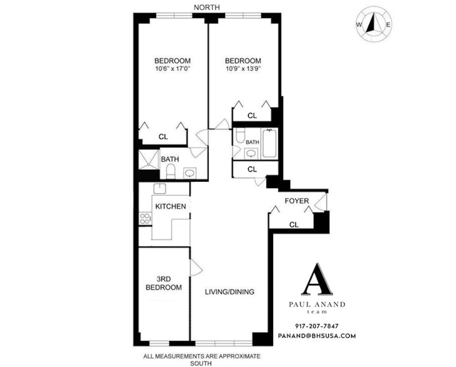 Floorplan for 333 East 34th Street, 8L