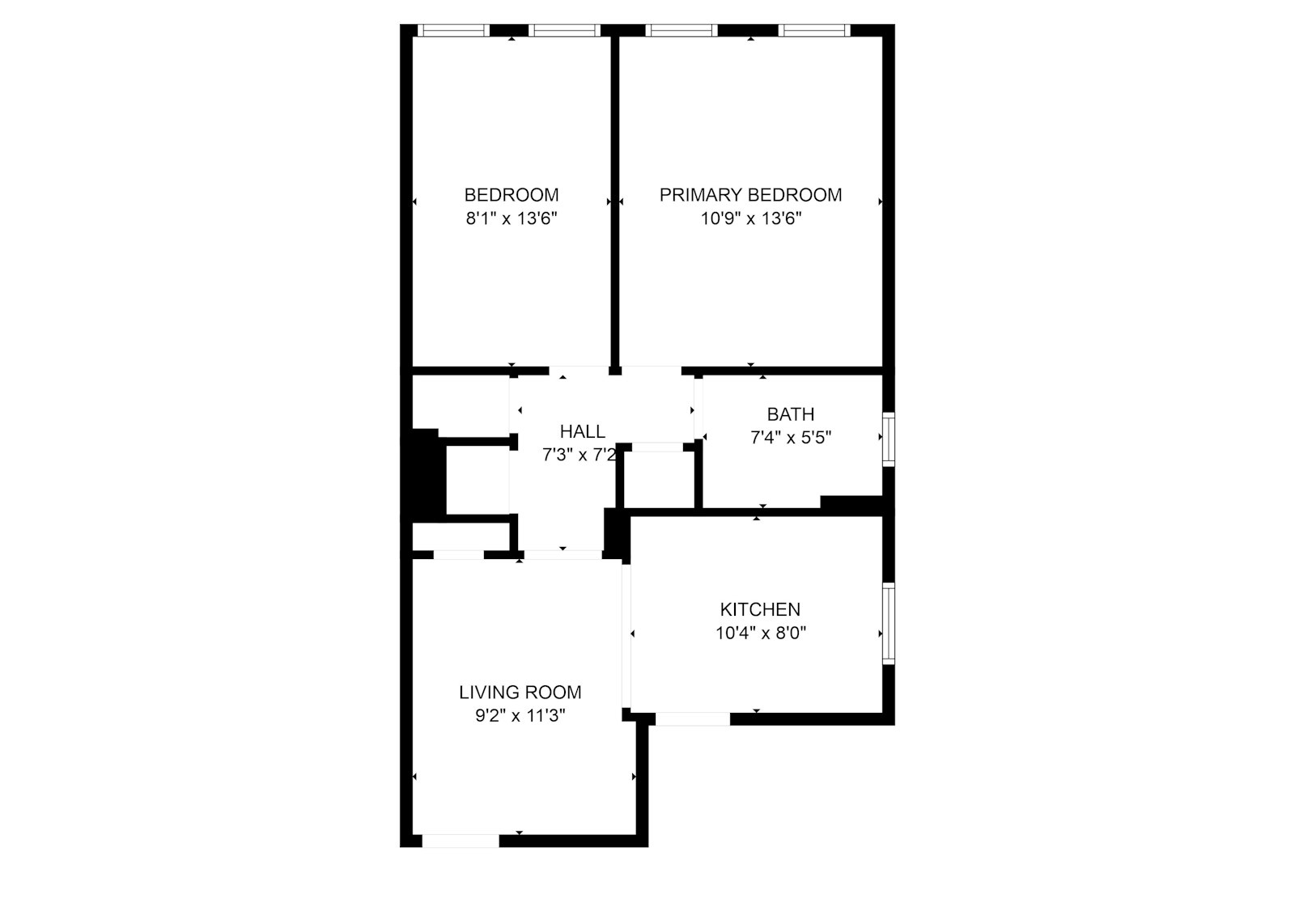 Floorplan for 151 Dahill Rd, 2R