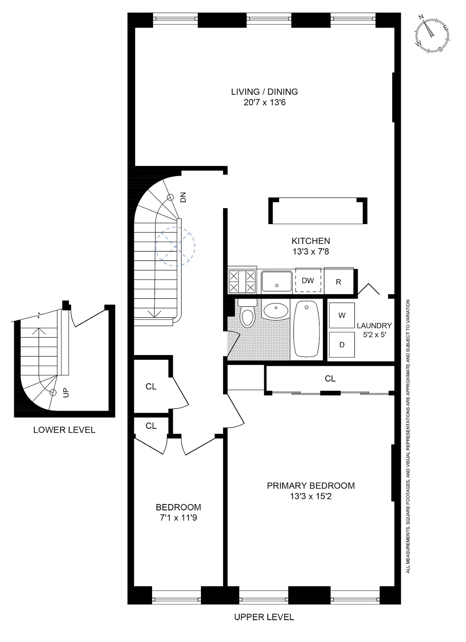 Floorplan for 149 State Street, 3