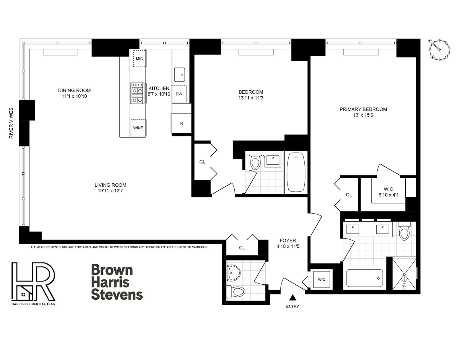 Floorplan for 200 Riverside Boulevard